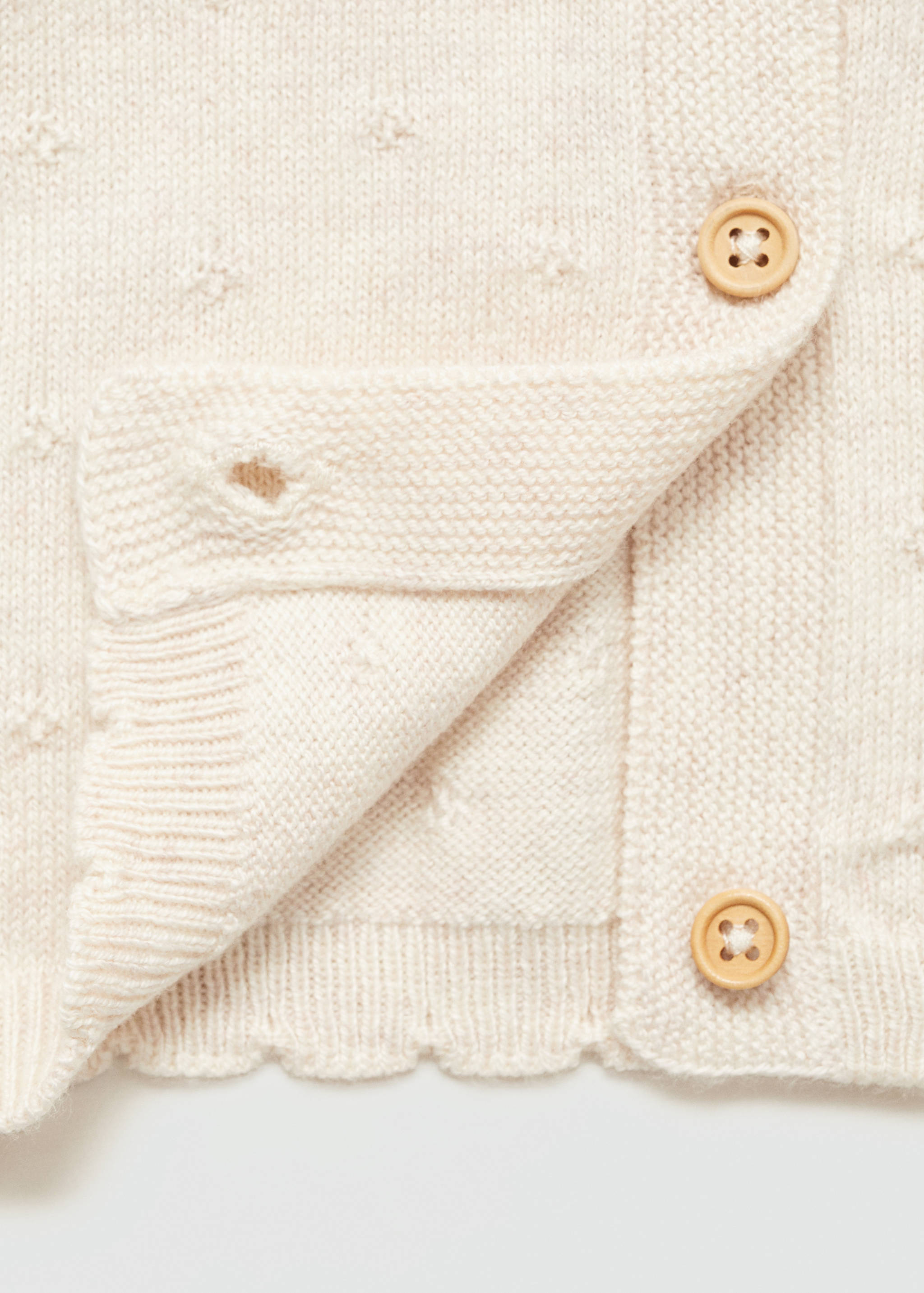 Embroidered knit cardigan - Details of the article 0