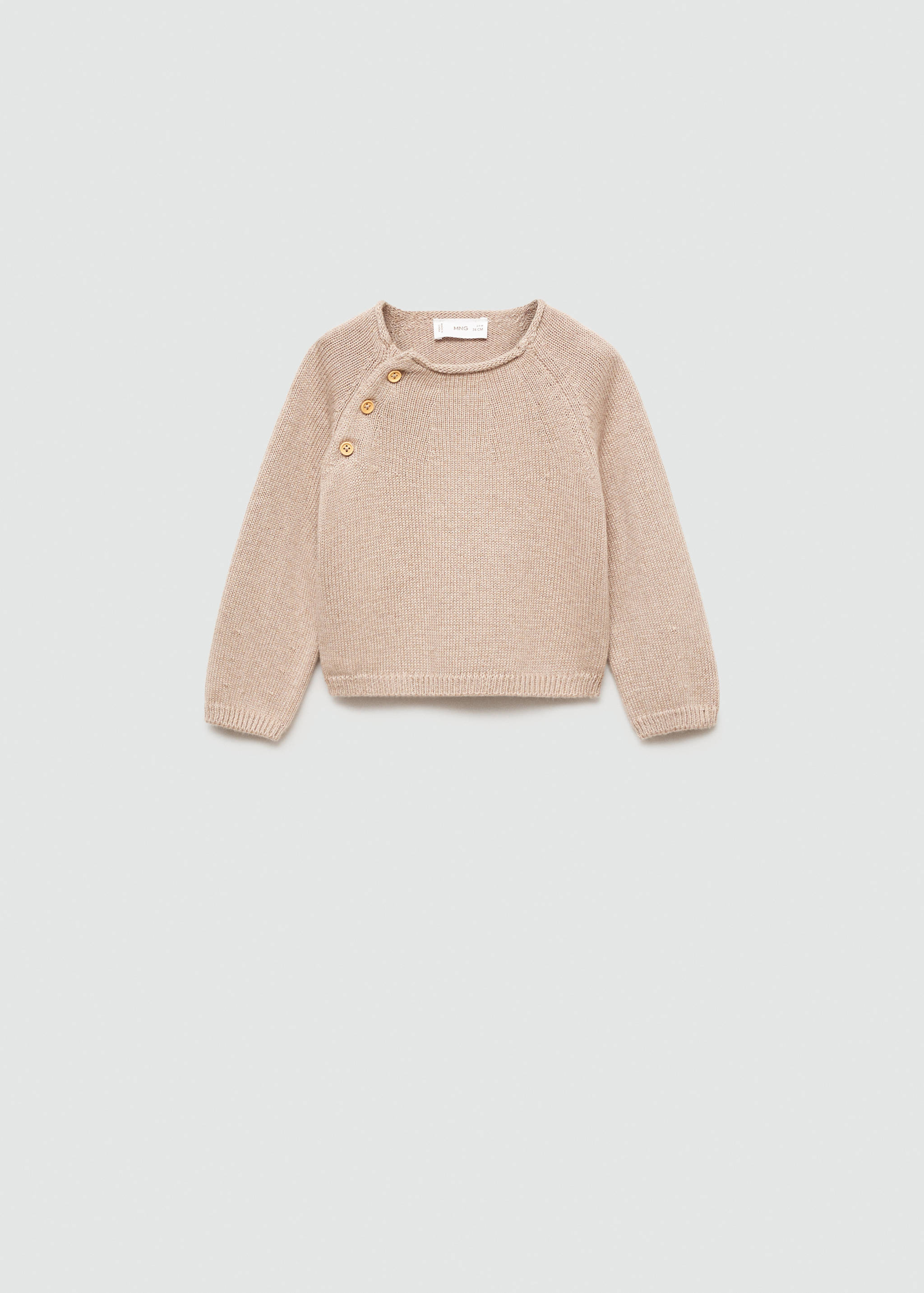 Buttons detail knit sweater - Article without model