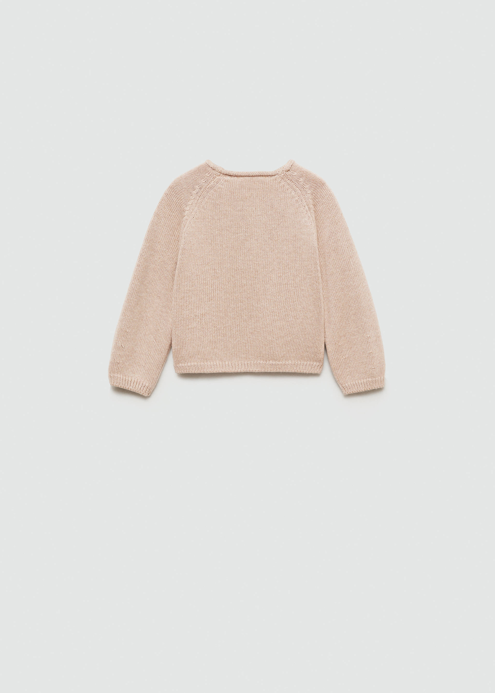 Buttons detail knit sweater - Reverse of the article