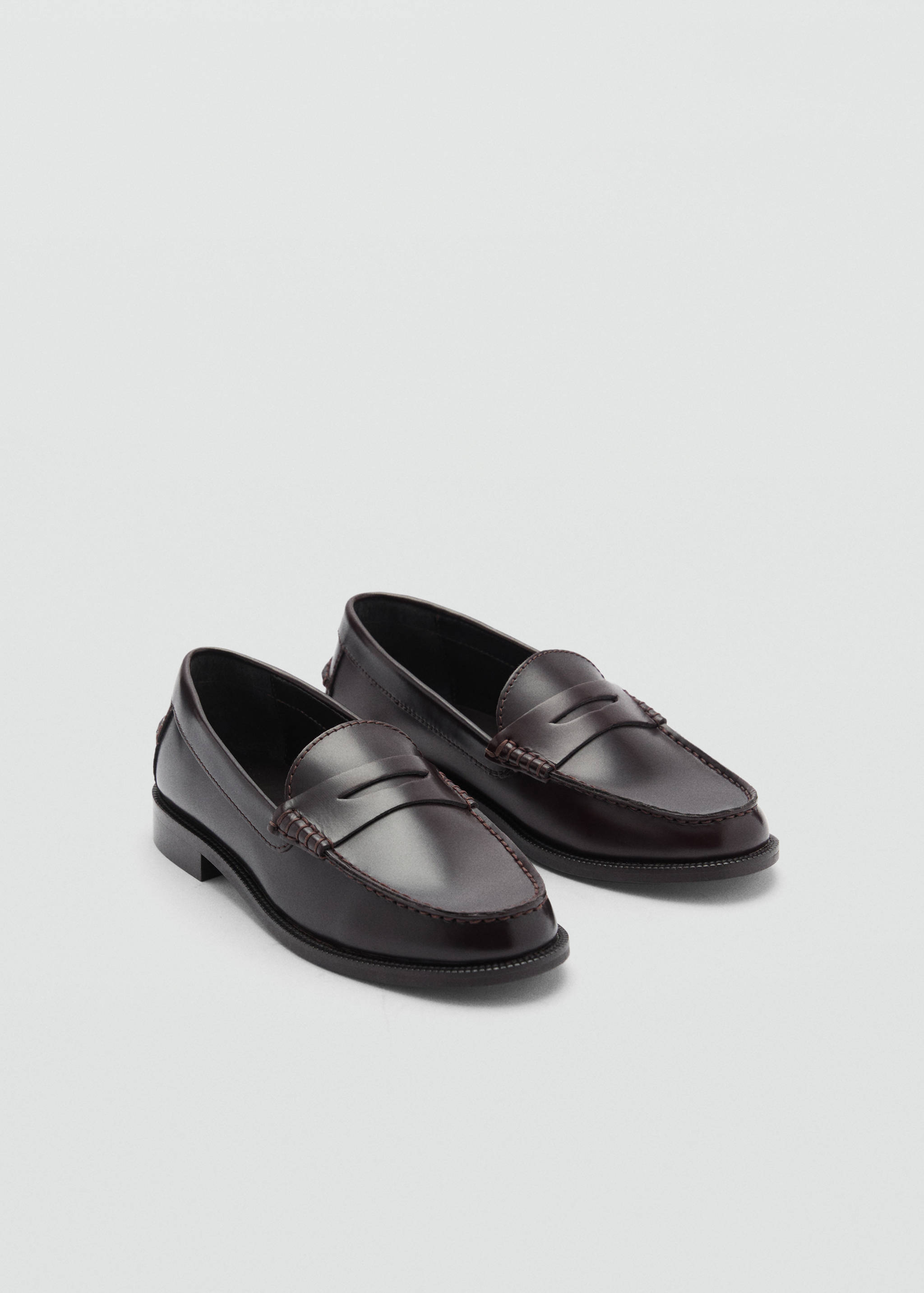 Leather loafers - Medium plane