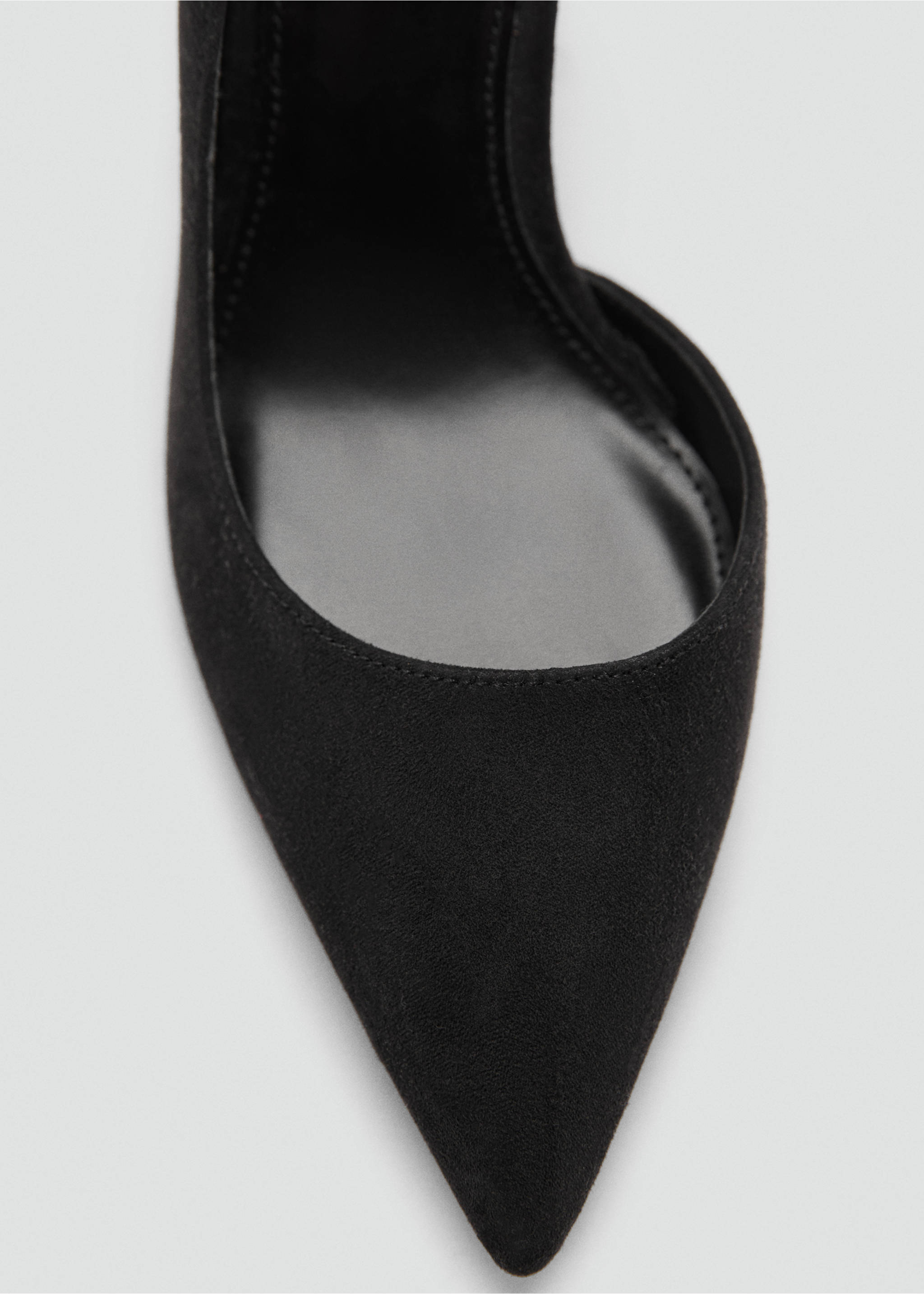Asymmetrical heeled shoes - Details of the article 1, Black. Ref: 77084016-00.