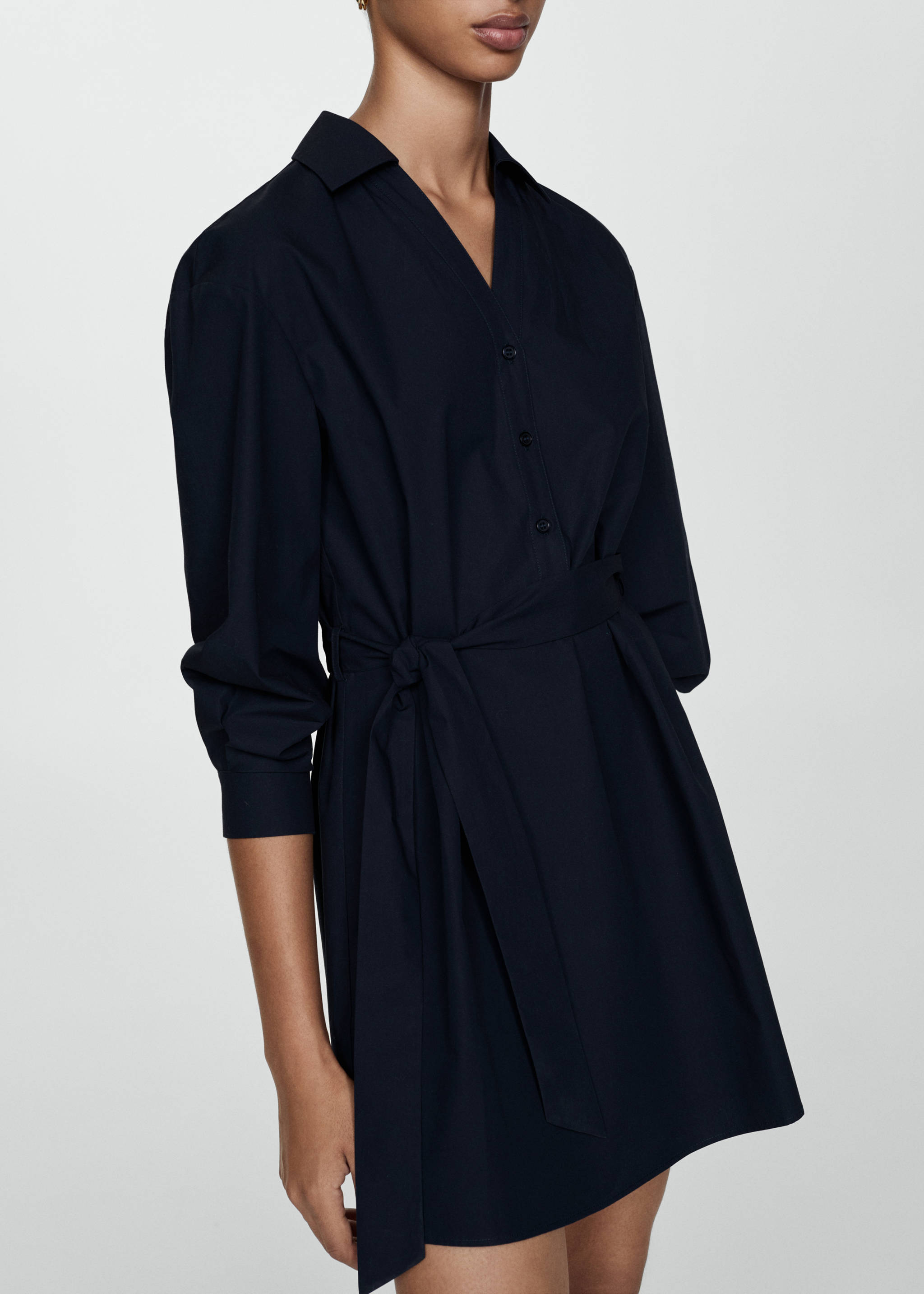 Φόρεμα πουκαμίσα φιόγκος - Λεπτομέρεια του προϊόντος 6