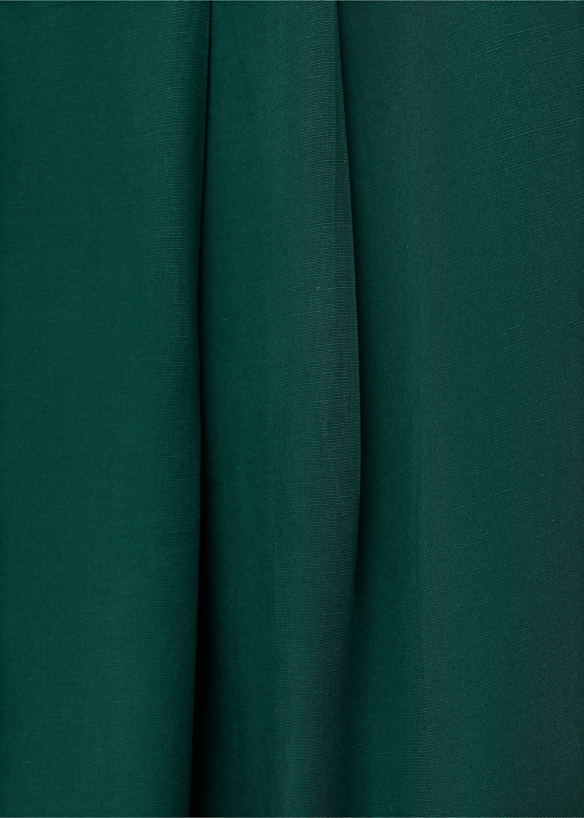 Lyocell trousers with belt - Details of the article 0, Green. Ref: 77084023-00.