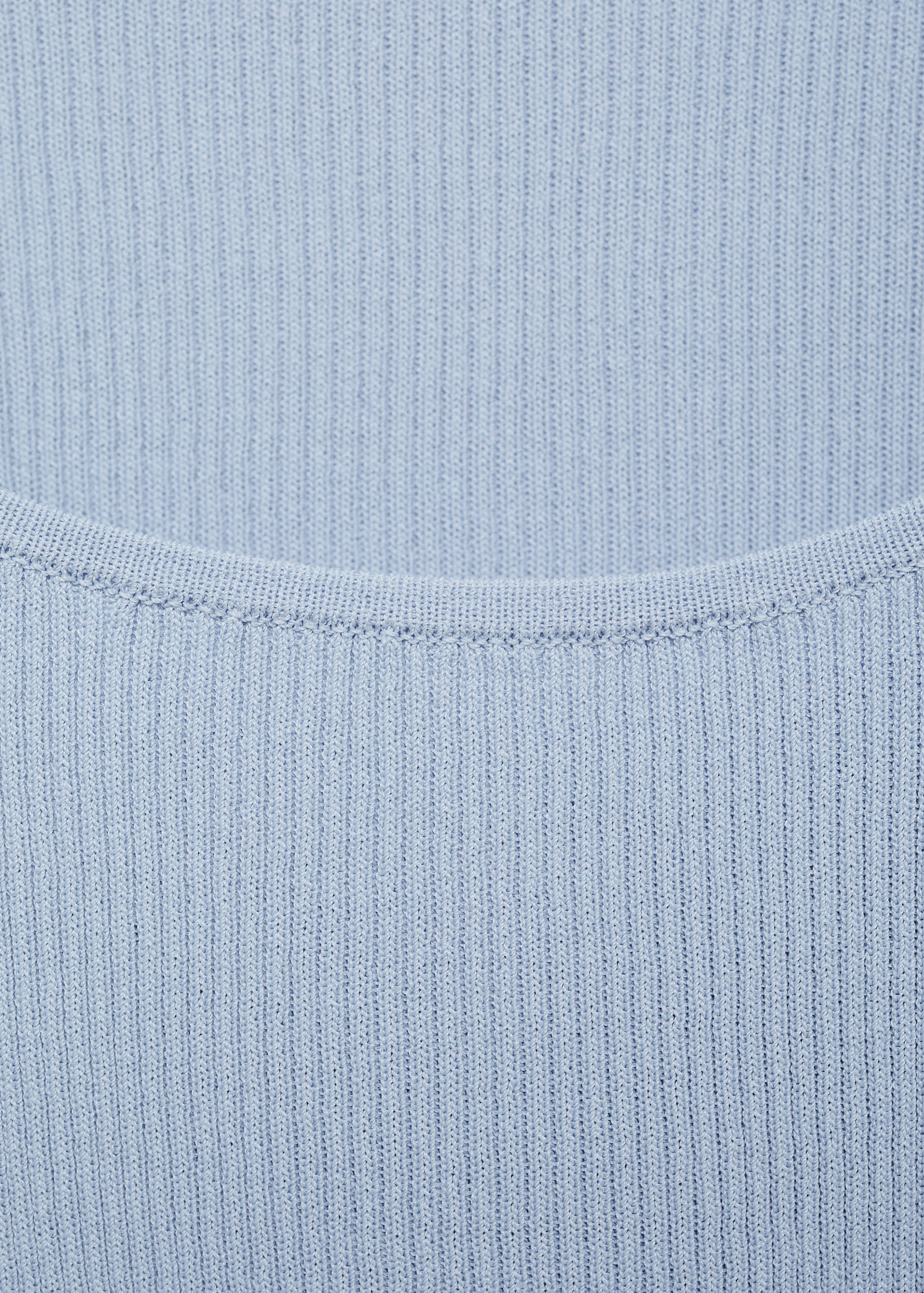 Fine ribbed knit top - Details of the article 8