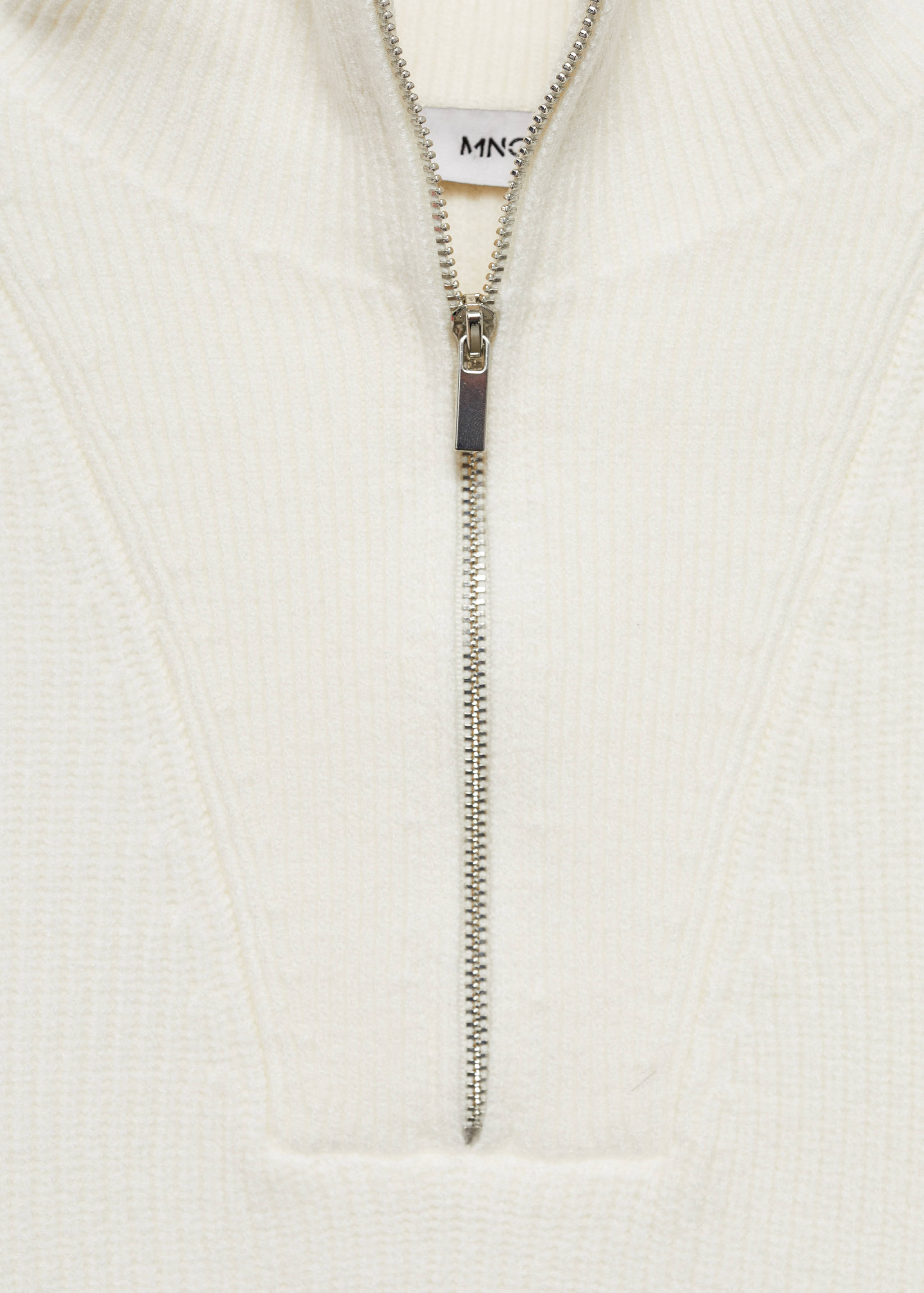 Knitted gilet with zip - Details of the article 8
