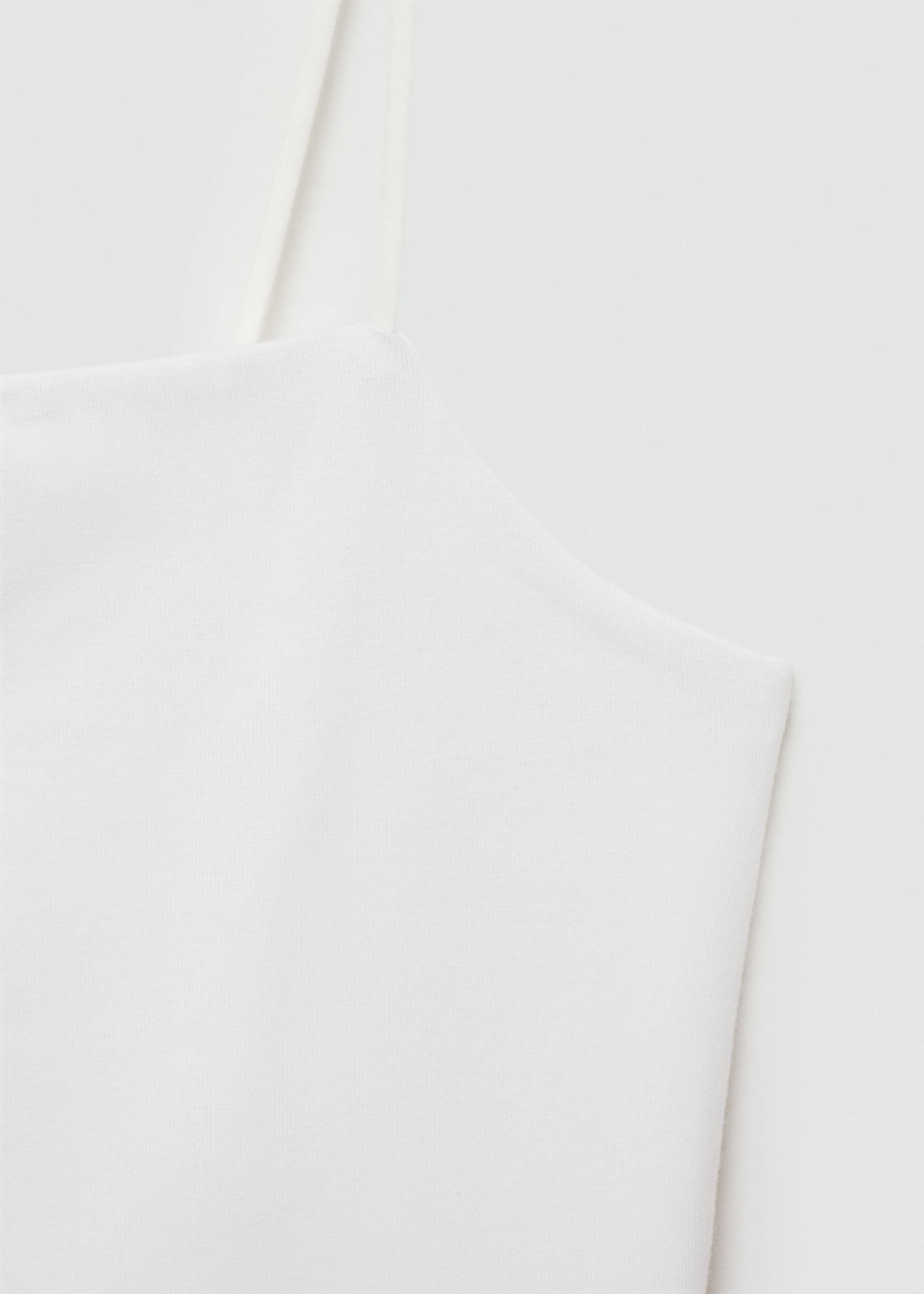 Top na ramiączkach z prostym dekoltem - Szczegóły artykułu 8