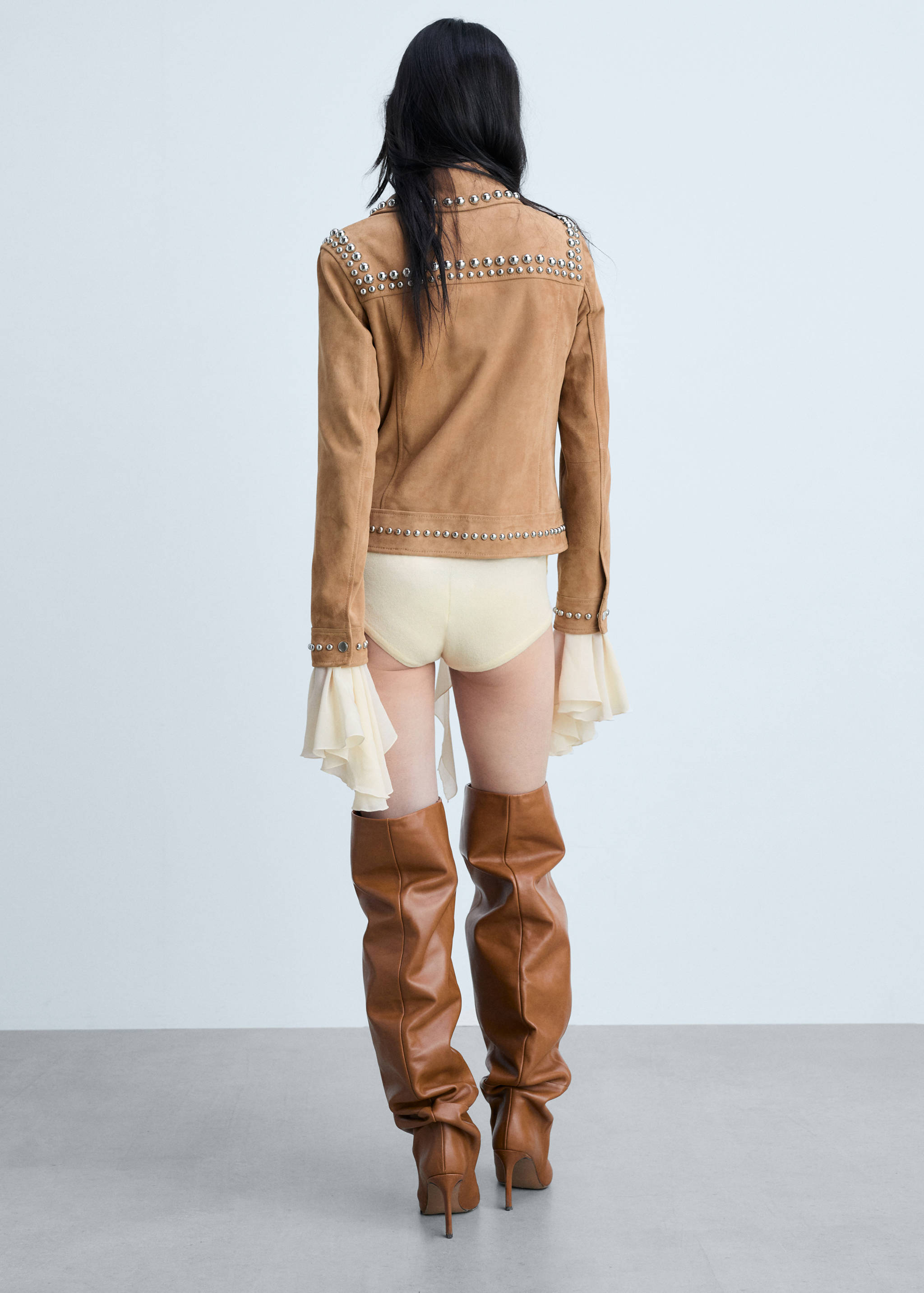 Chaqueta piel tachuelas - Reverso del artículo