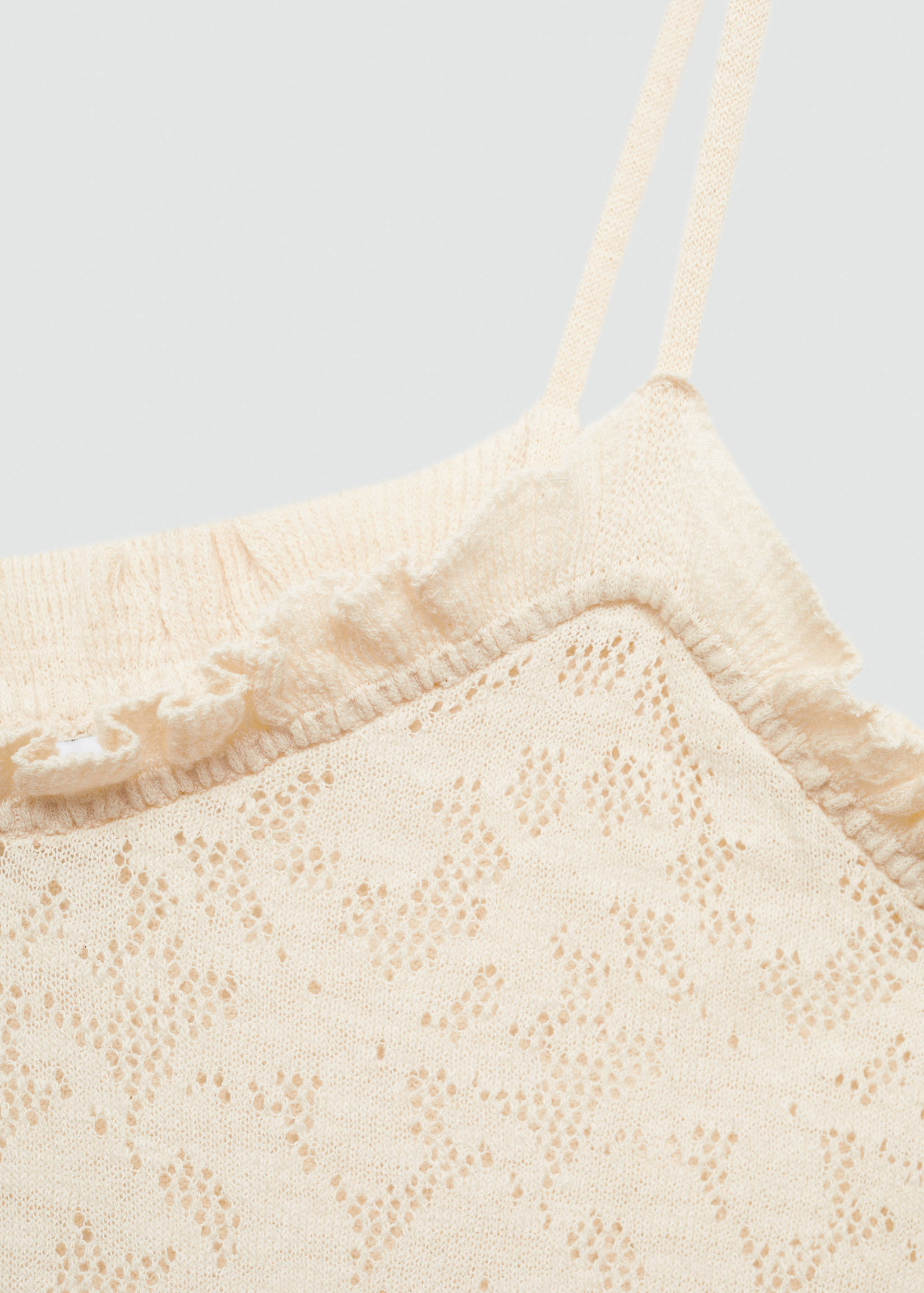 Vestido punto detalles calados - Detalle del artículo 8