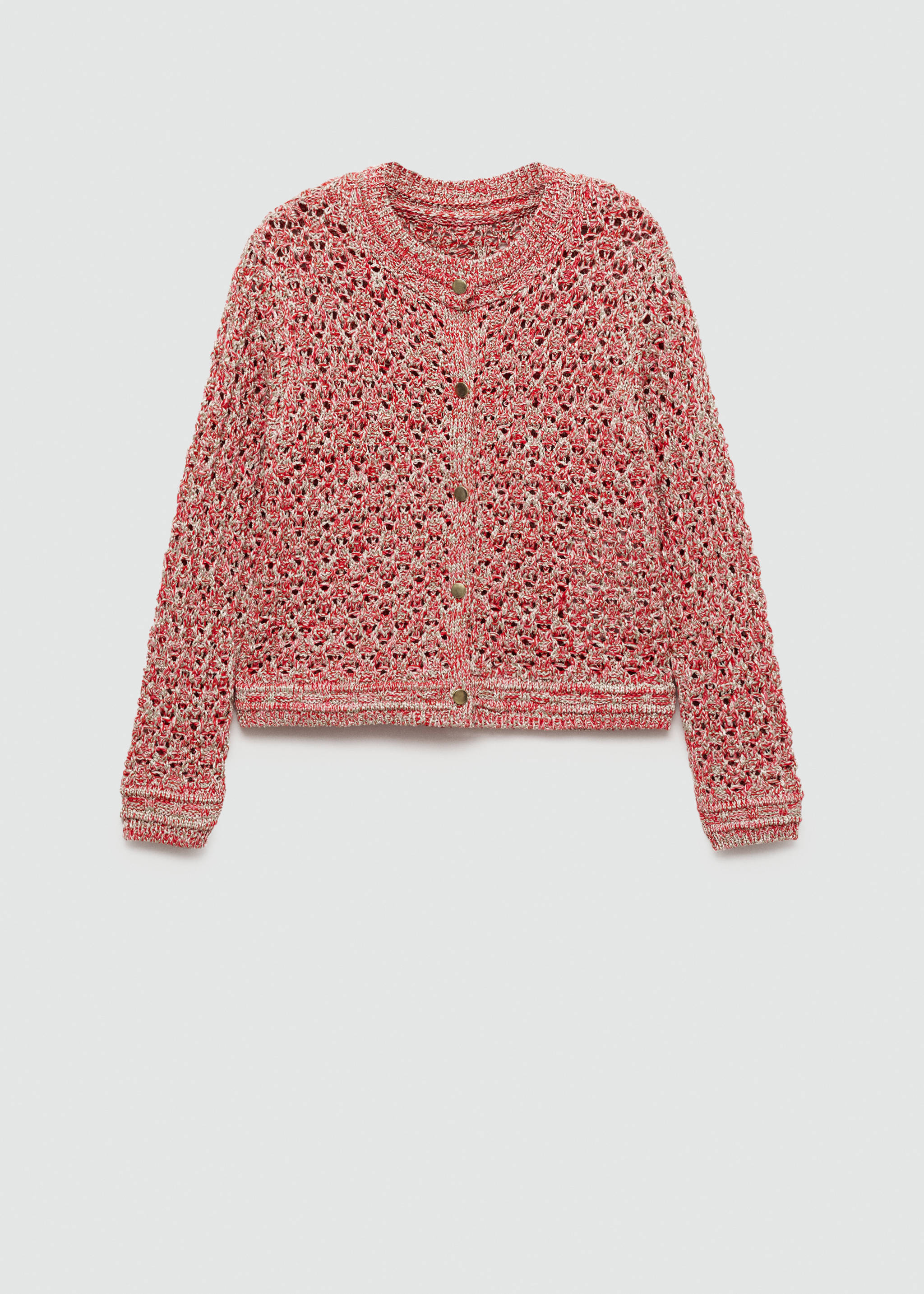 Lurex openwork cardigan - Article without model