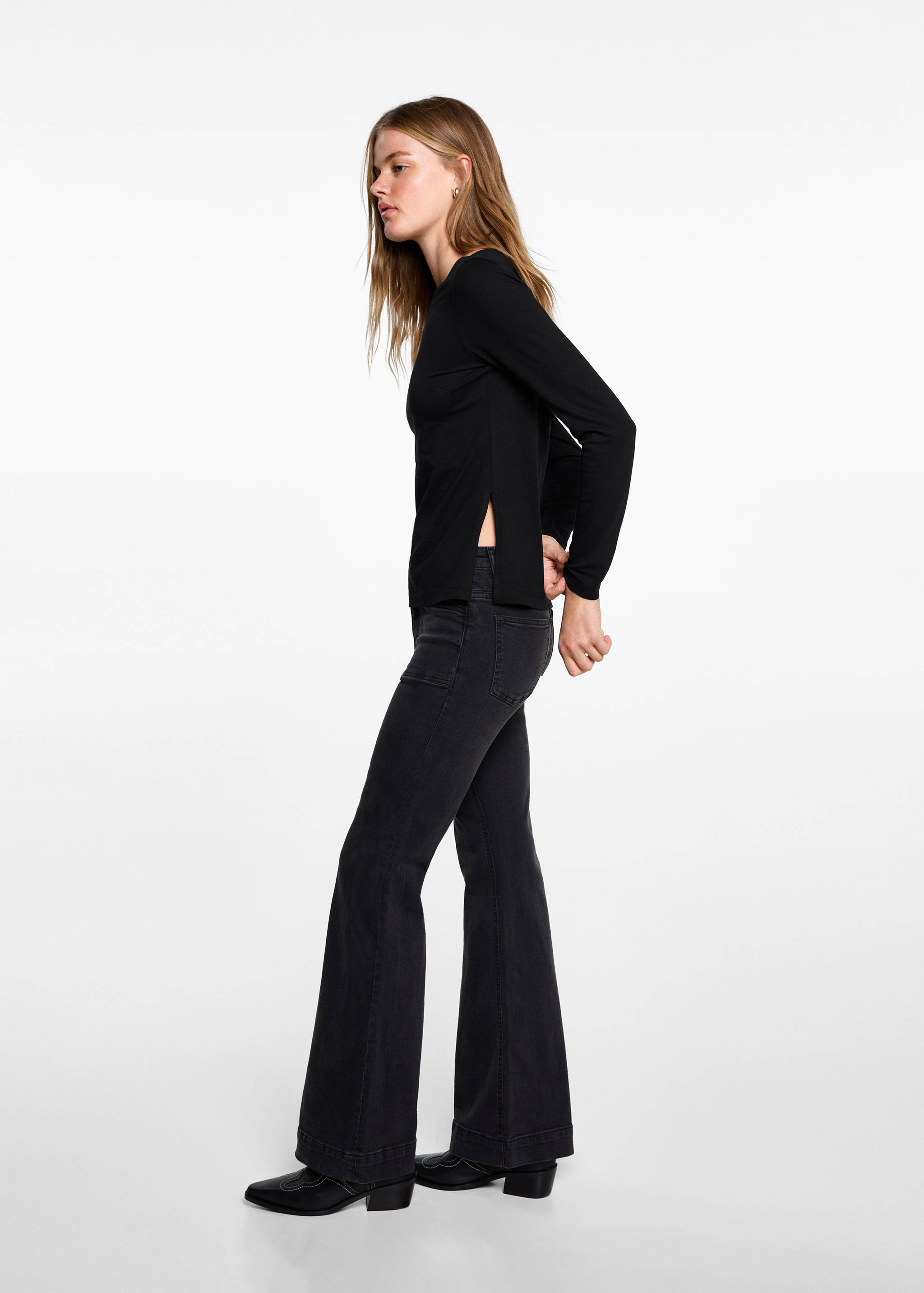 T-shirt with gathered details - General plane