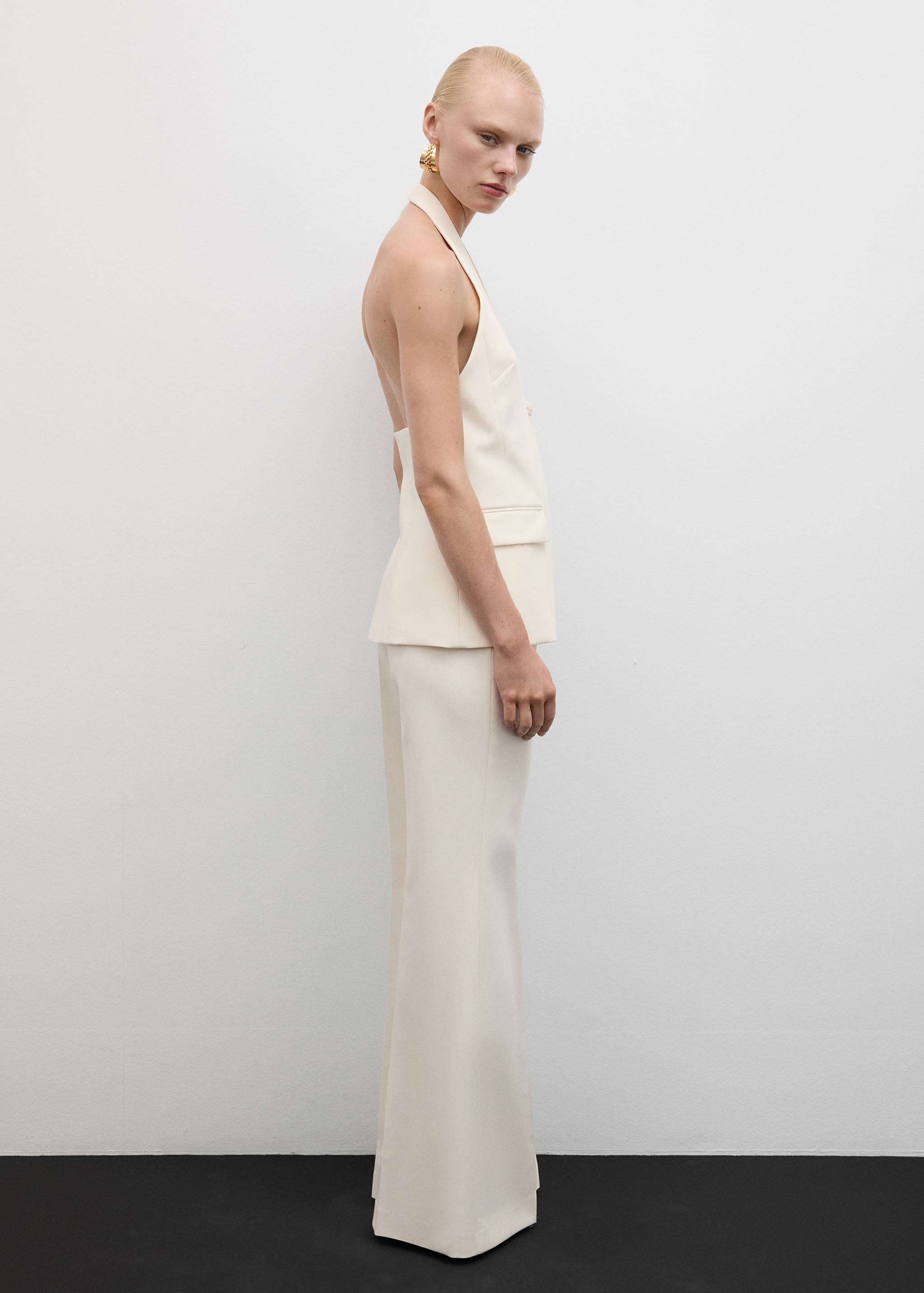 Pantalón acampanado traje - Plano general