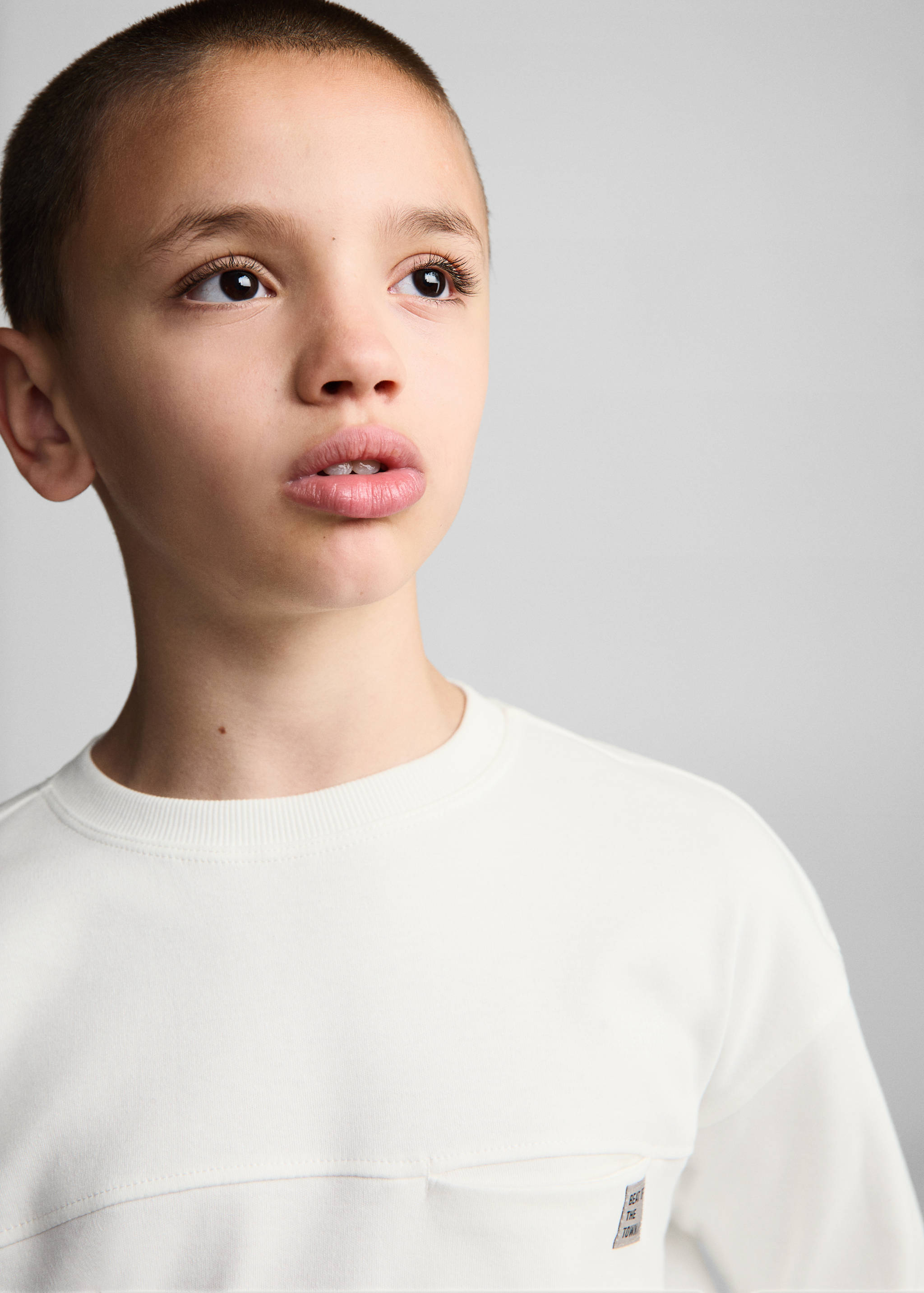 Long sleeve cotton t-shirt - Details of the article 1