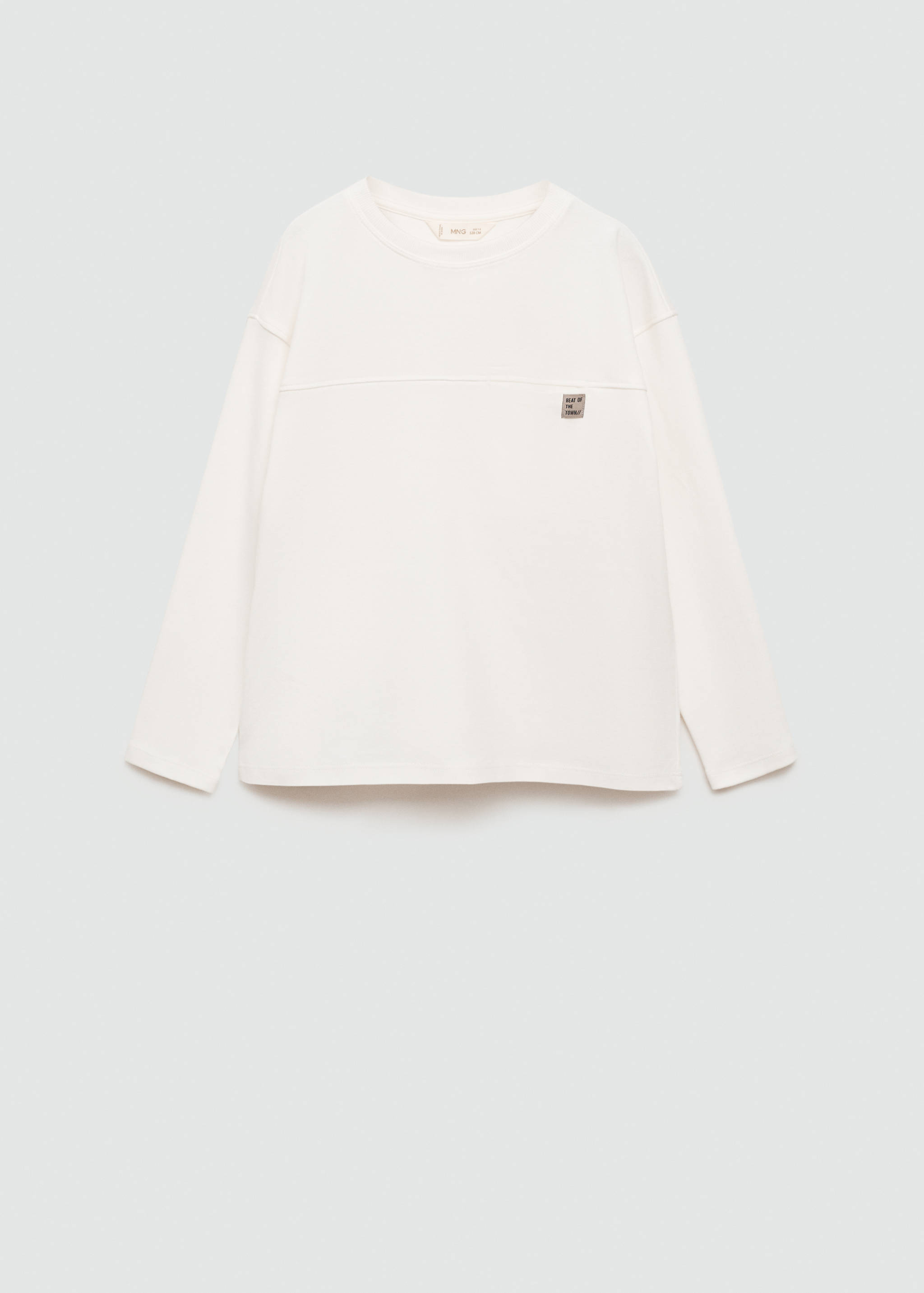 Long sleeve cotton t-shirt - Article without model