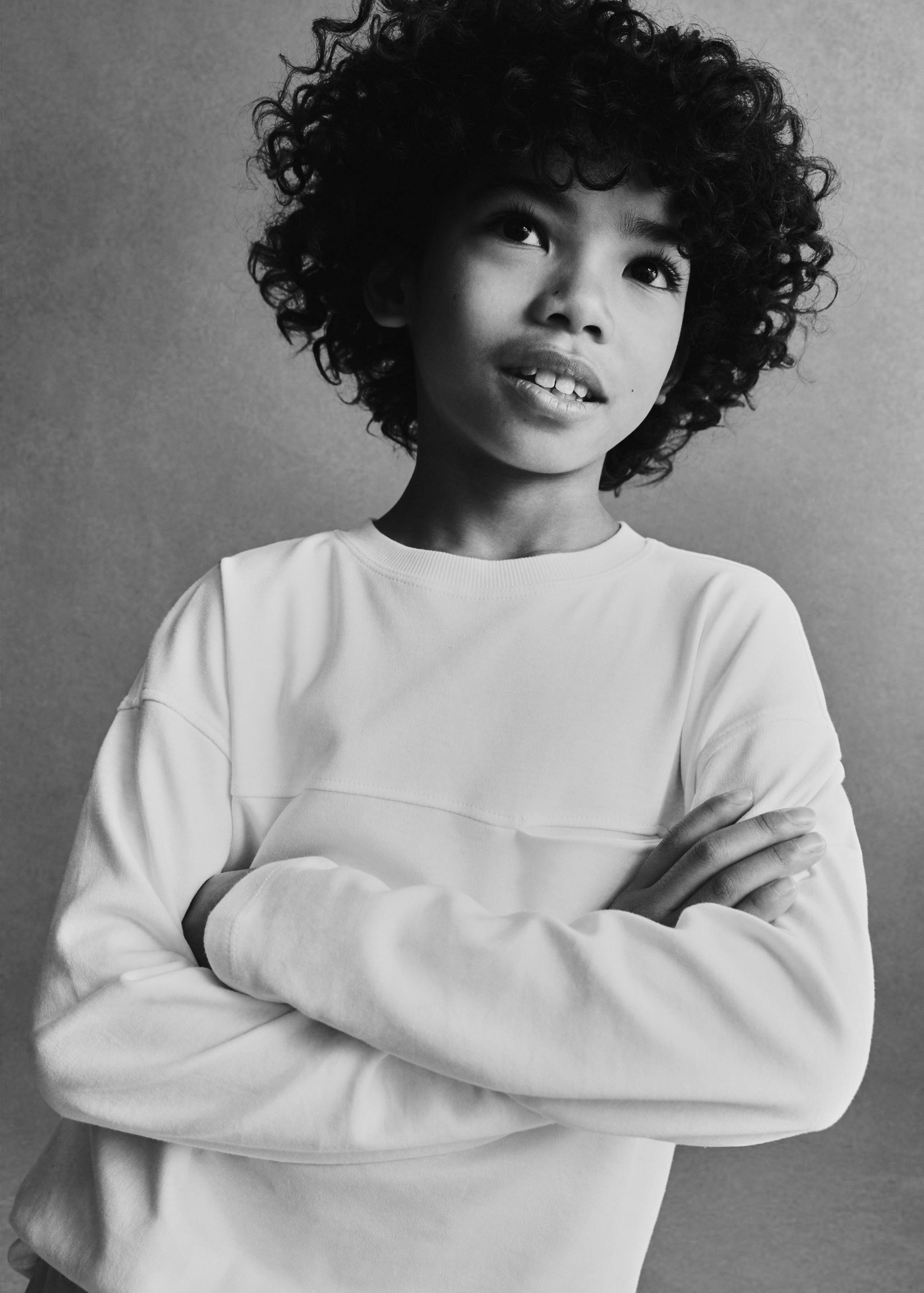 Long sleeve cotton t-shirt - Details of the article 5