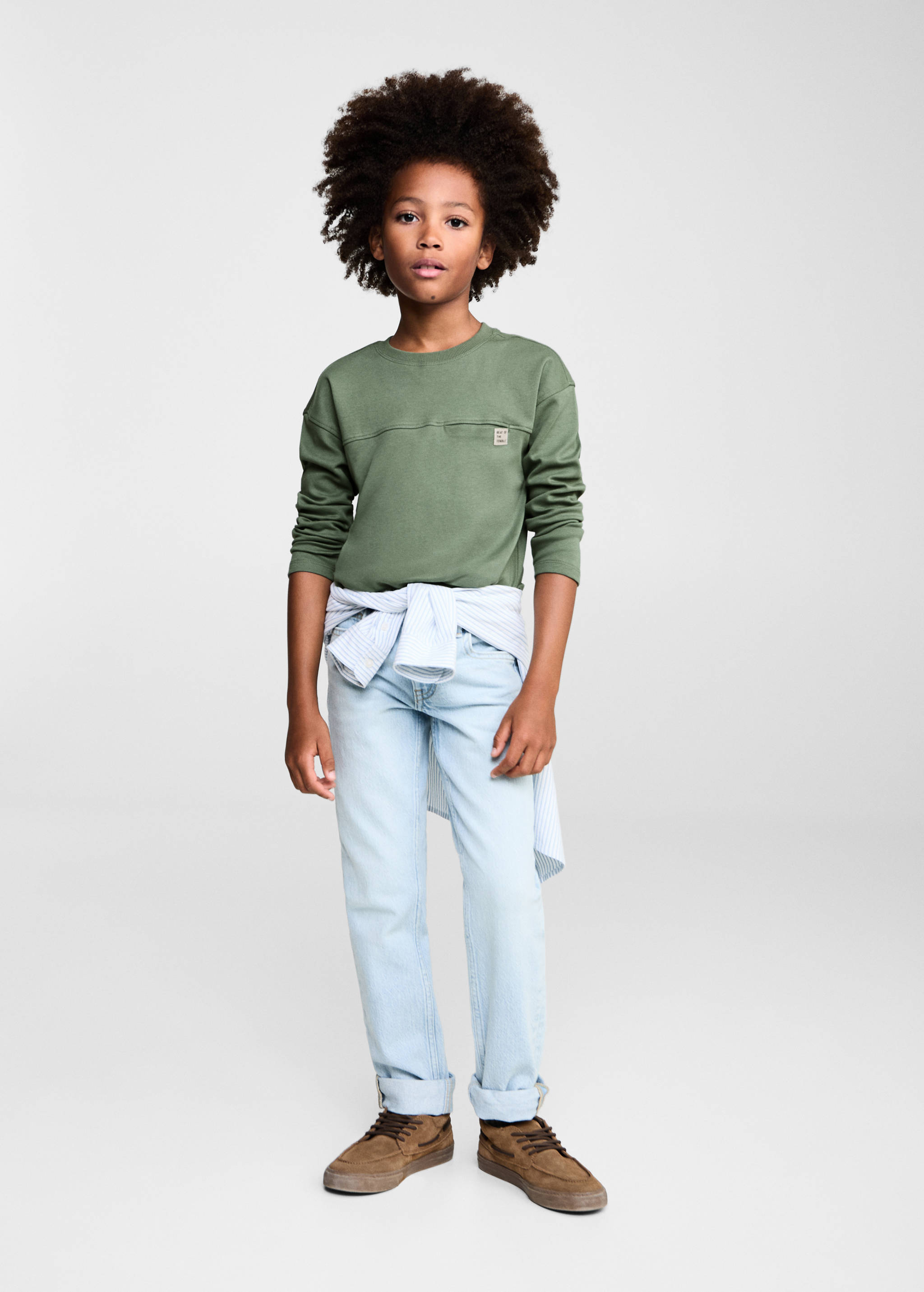 Long sleeve cotton t-shirt - General plane