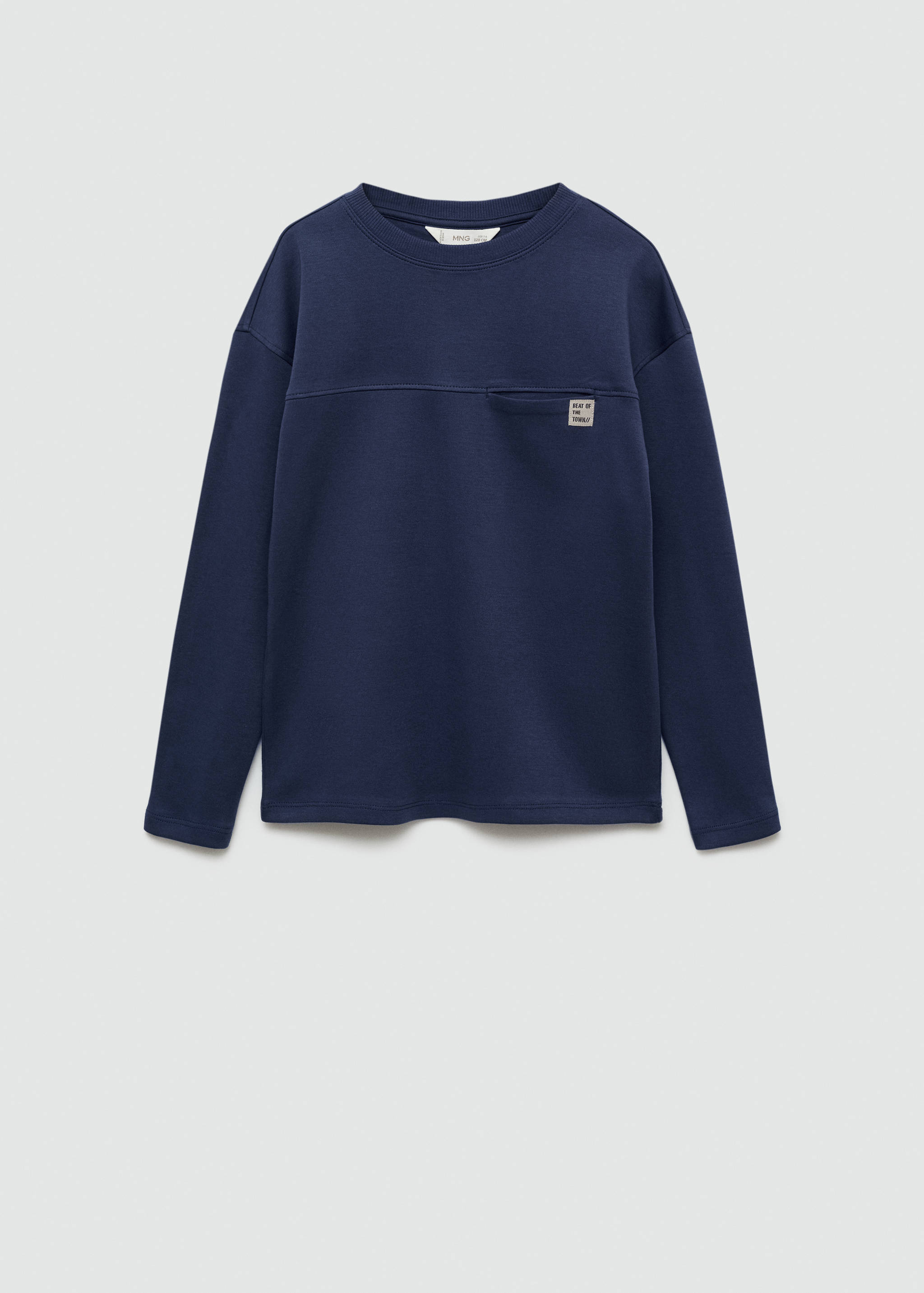 Long sleeve cotton t-shirt - Article without model