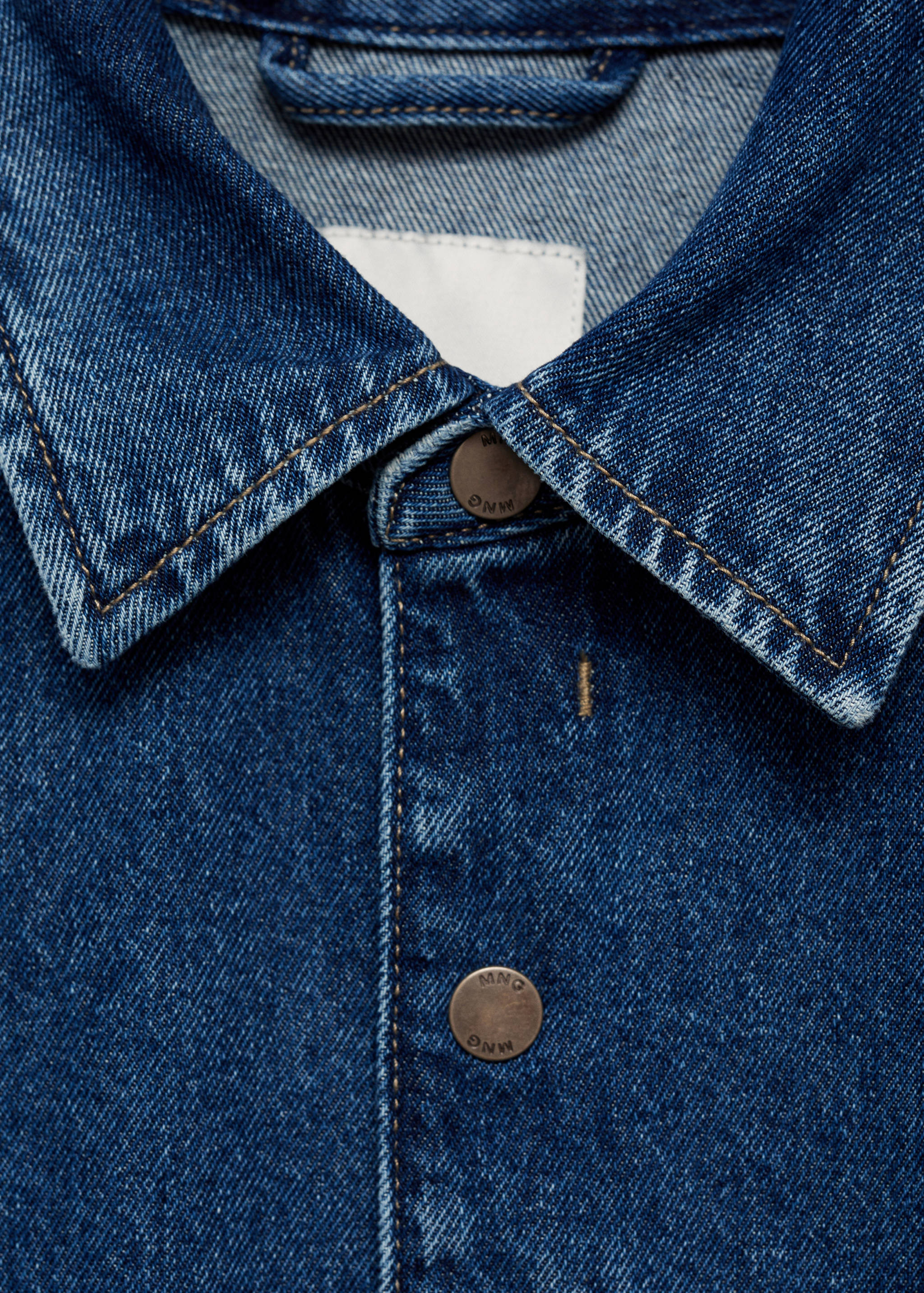 Sobrecamisa denim bolsillo - Detalle del artículo 8