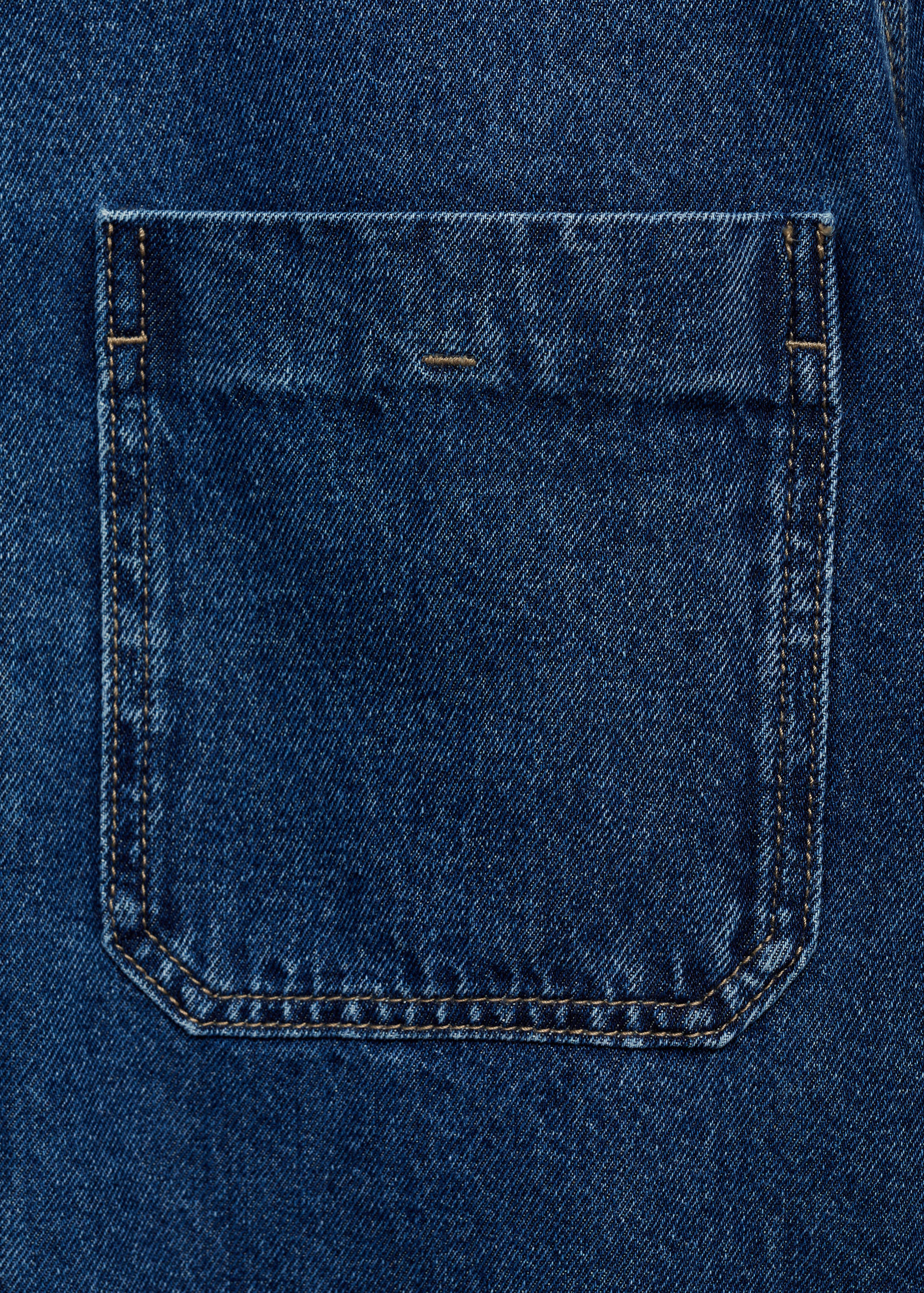 Sobrecamisa denim bolsillo - Detalle del artículo 0