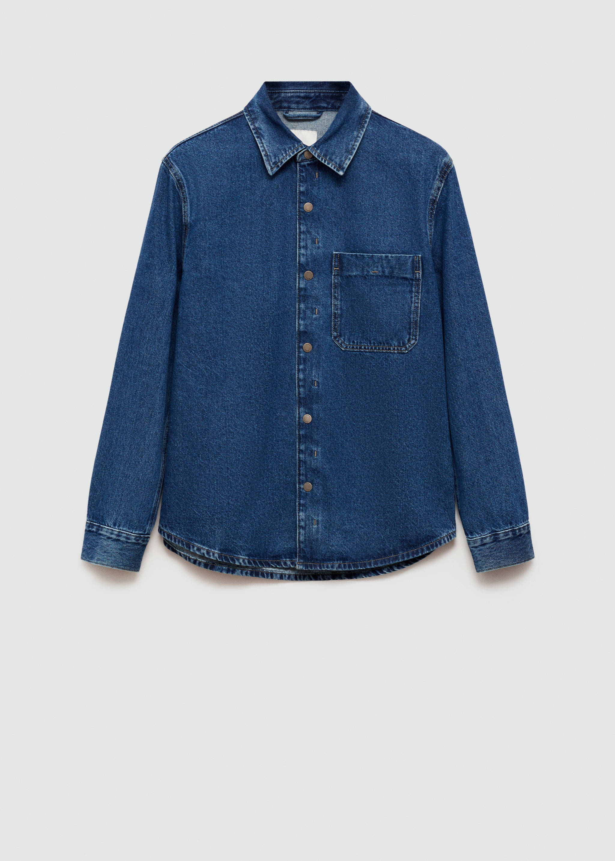 Jeans-Overshirt mit Tasche - Artikel ohne Model
