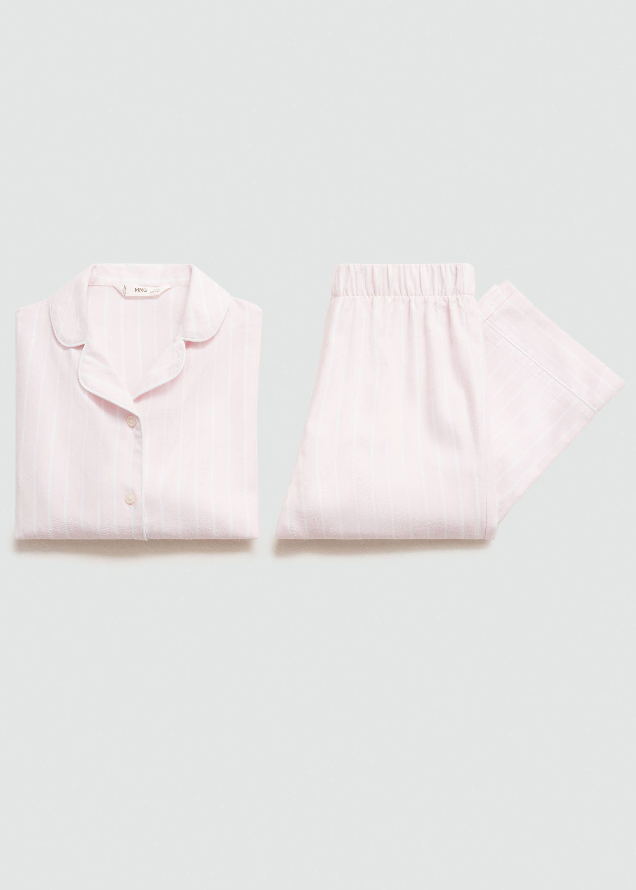 Striped long pyjamas - Details of the article 8