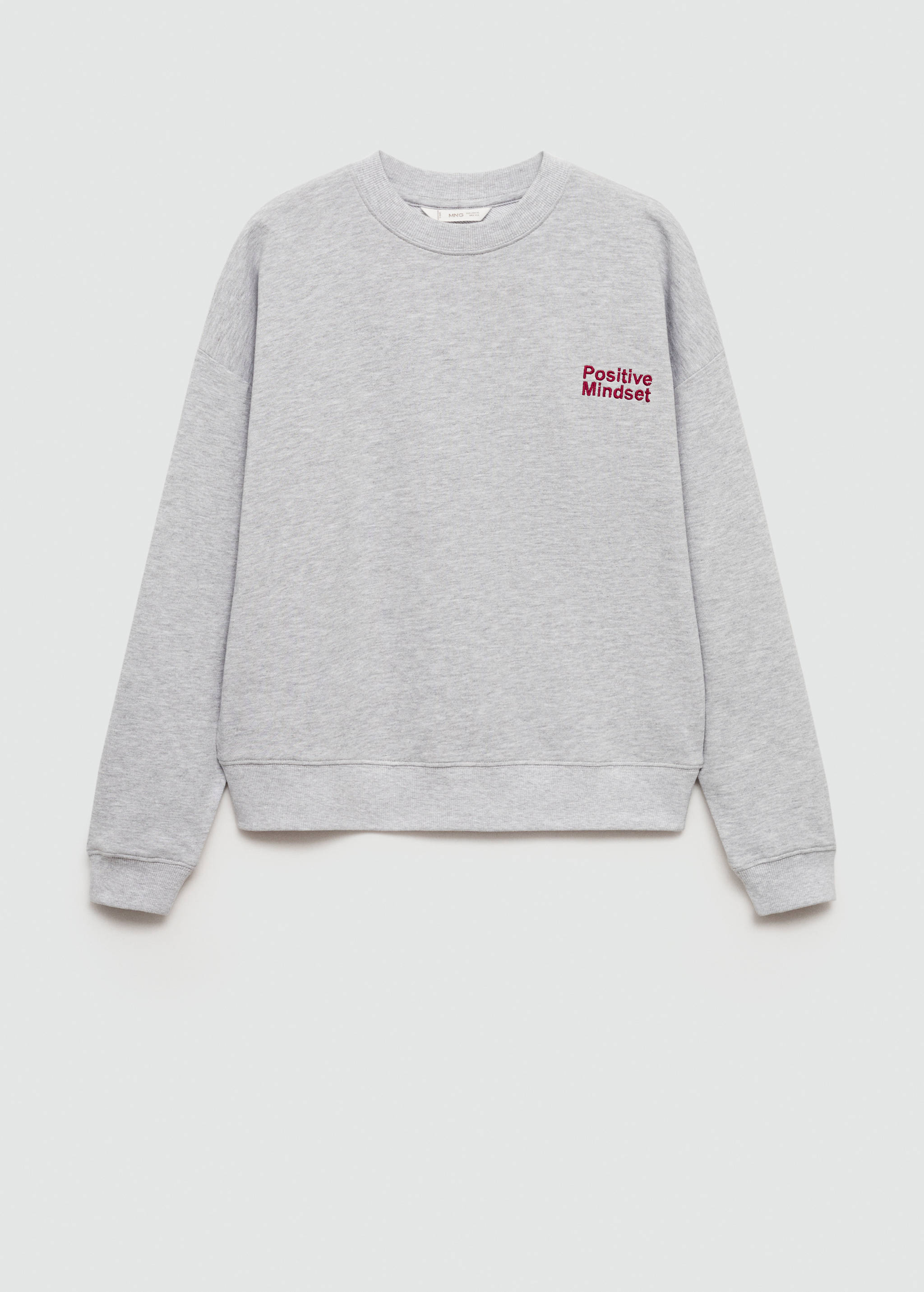 Sweat-shirt coton détails brodés - Article sans modèle