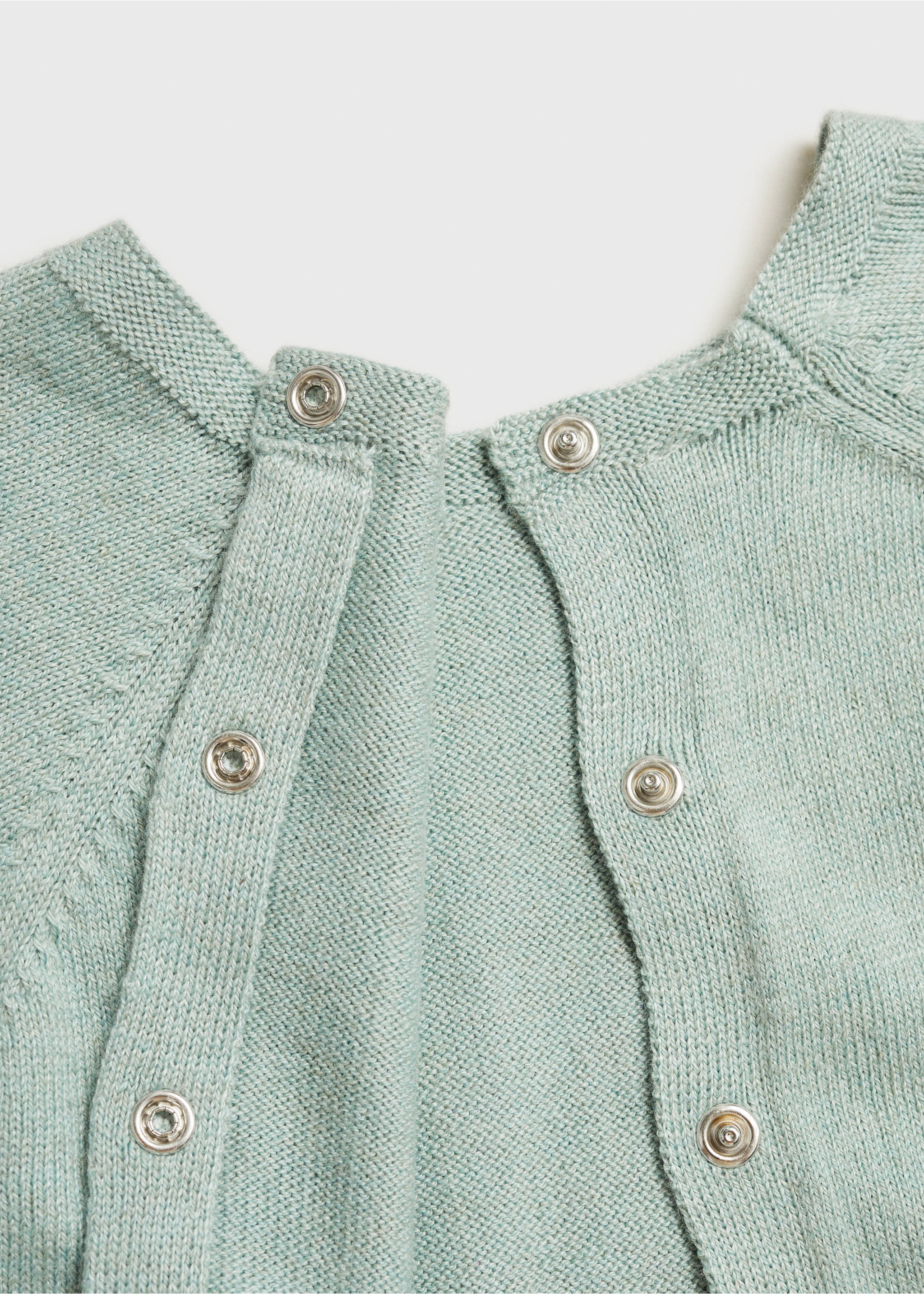 Knit sweater - Details of the article 0, Green. Ref: 77084449-00.