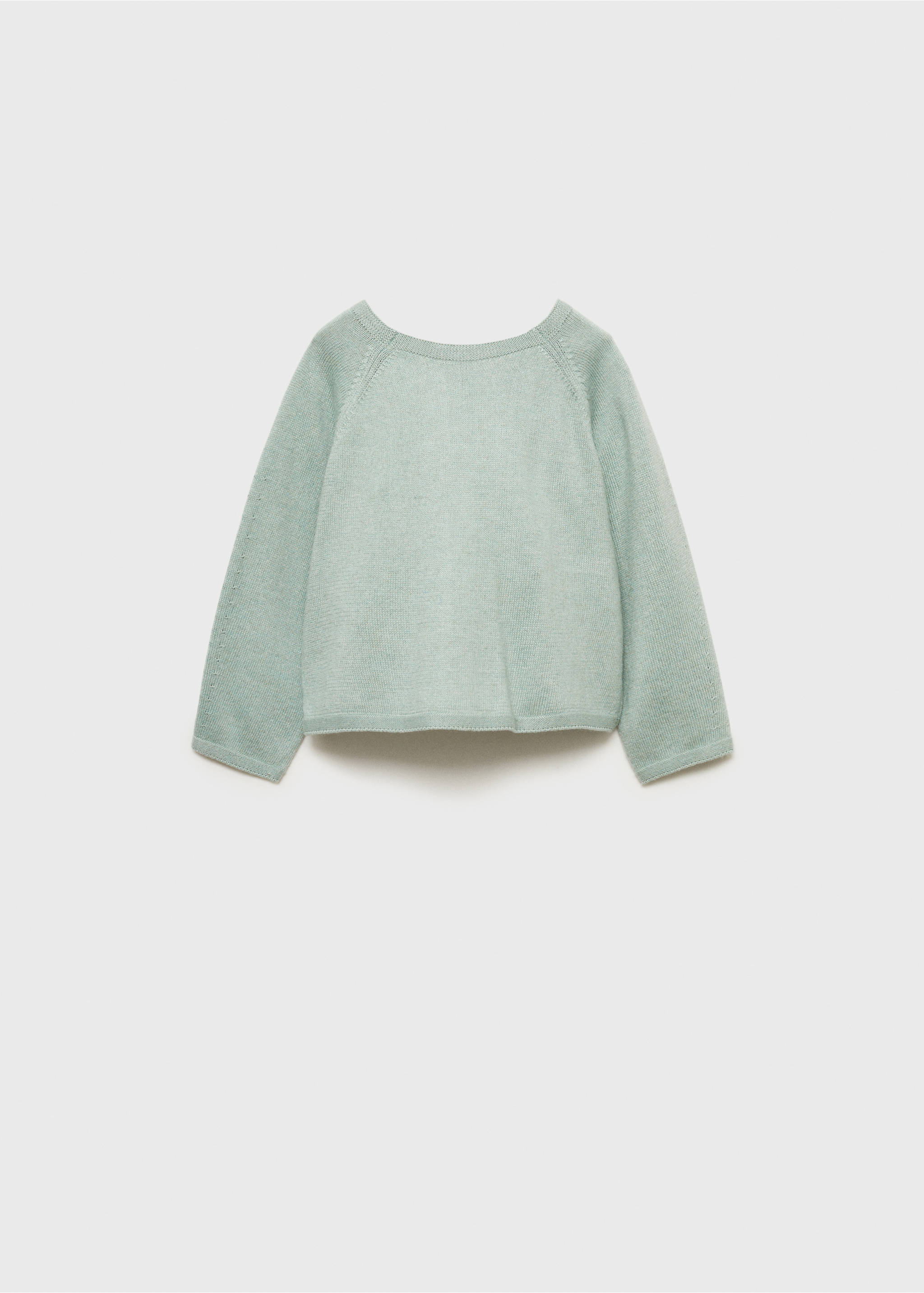 Knit sweater - Article without model, Green. Ref: 77084449-00.