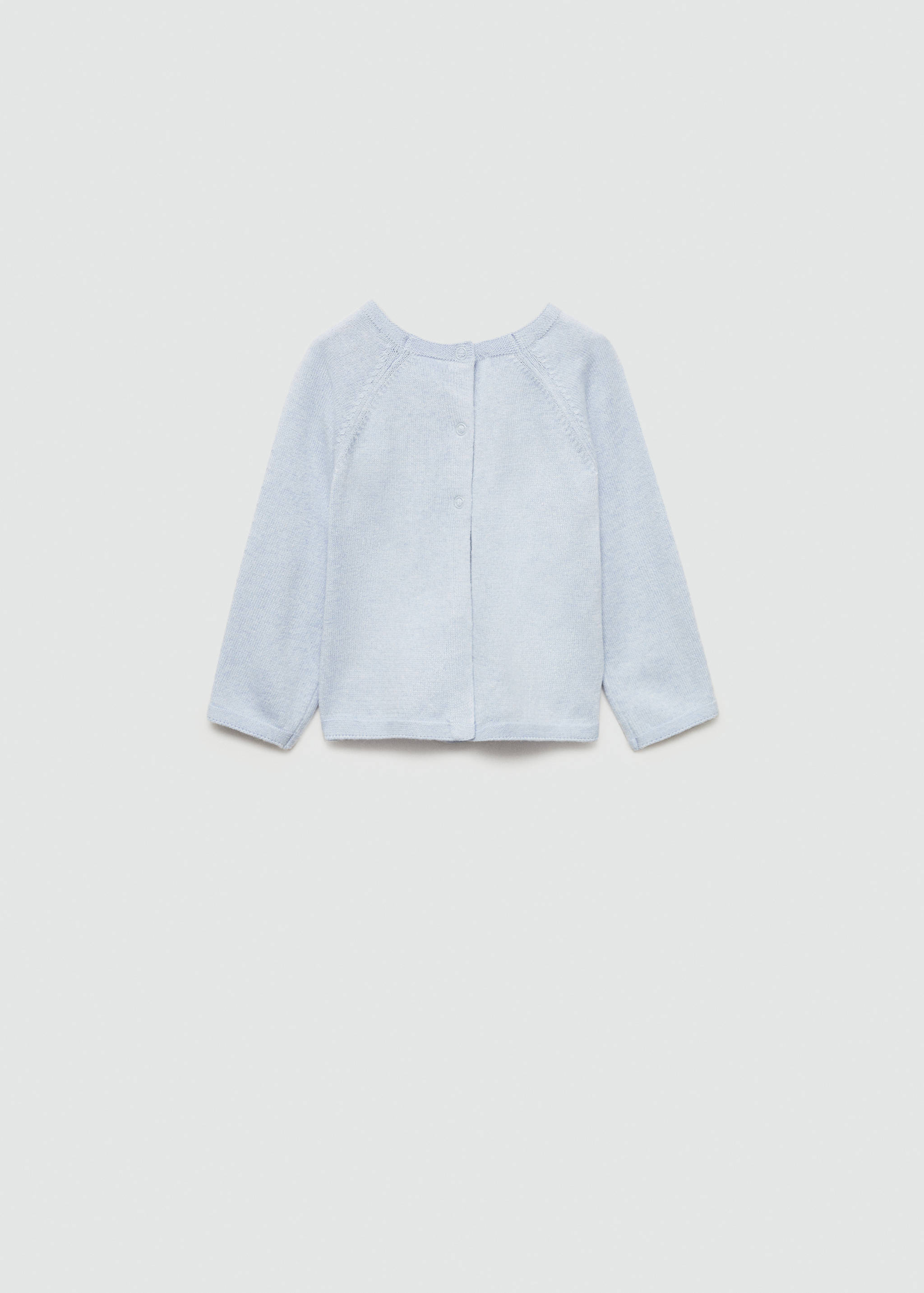 Knit sweater - Reverse of the article