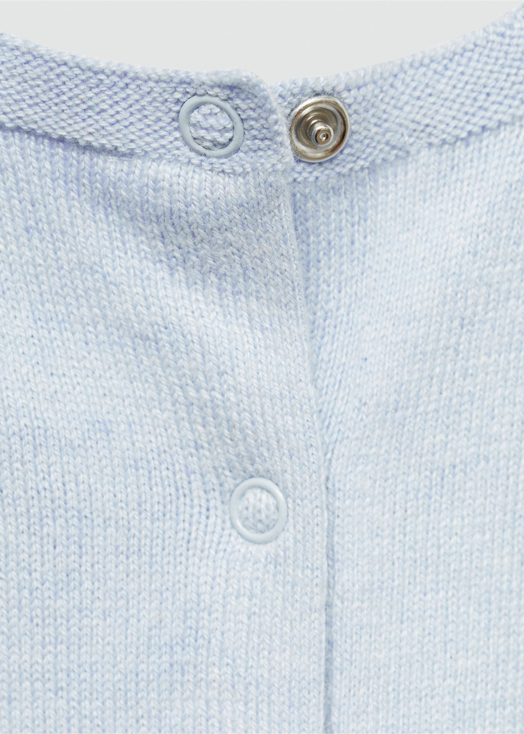 Knit sweater - Details of the article 0, Sky Blue. Ref: 77084449-00.