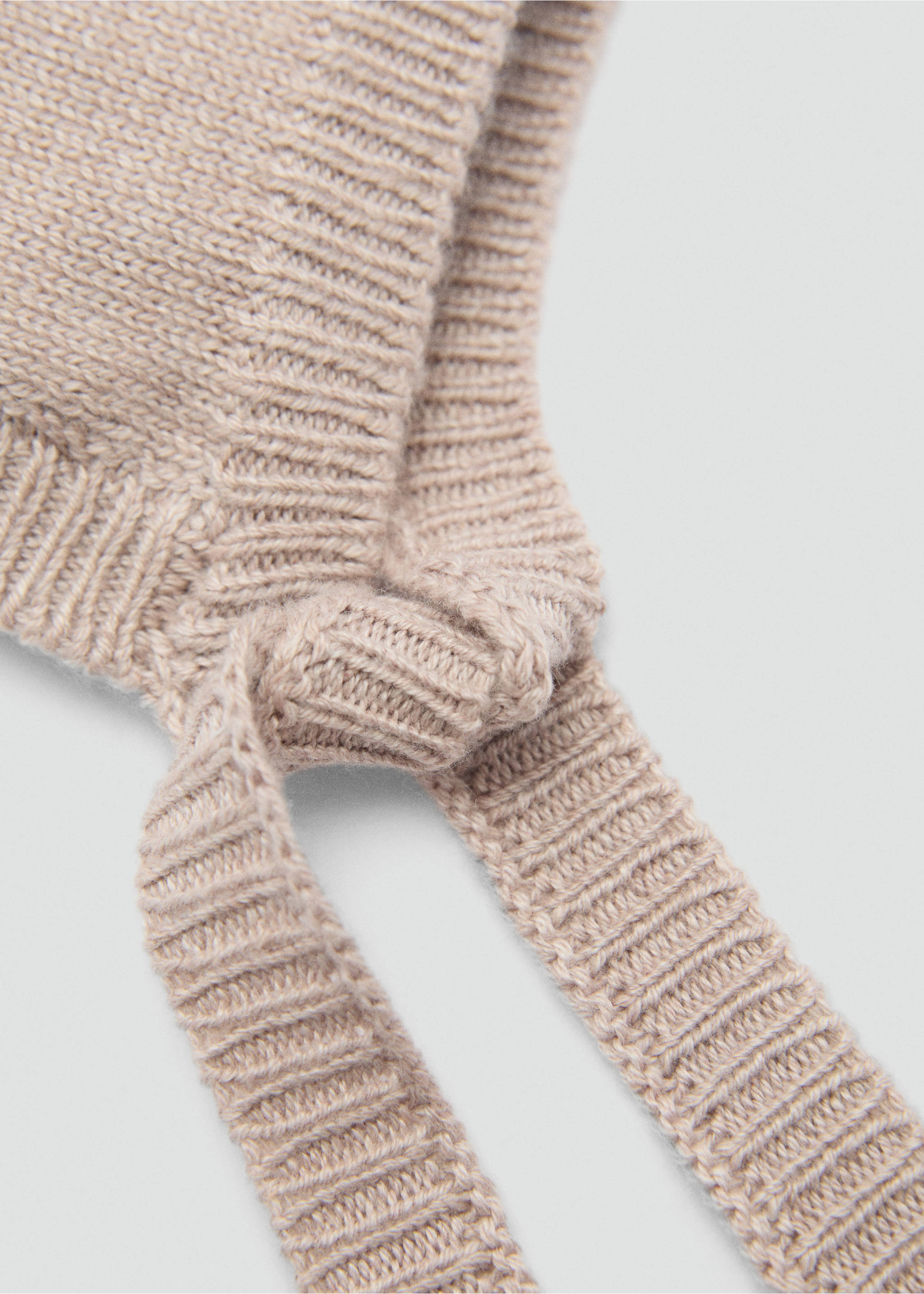 Strickmütze - Mittlere Ansicht, Mittelbraun. Ref: 77084452-00.