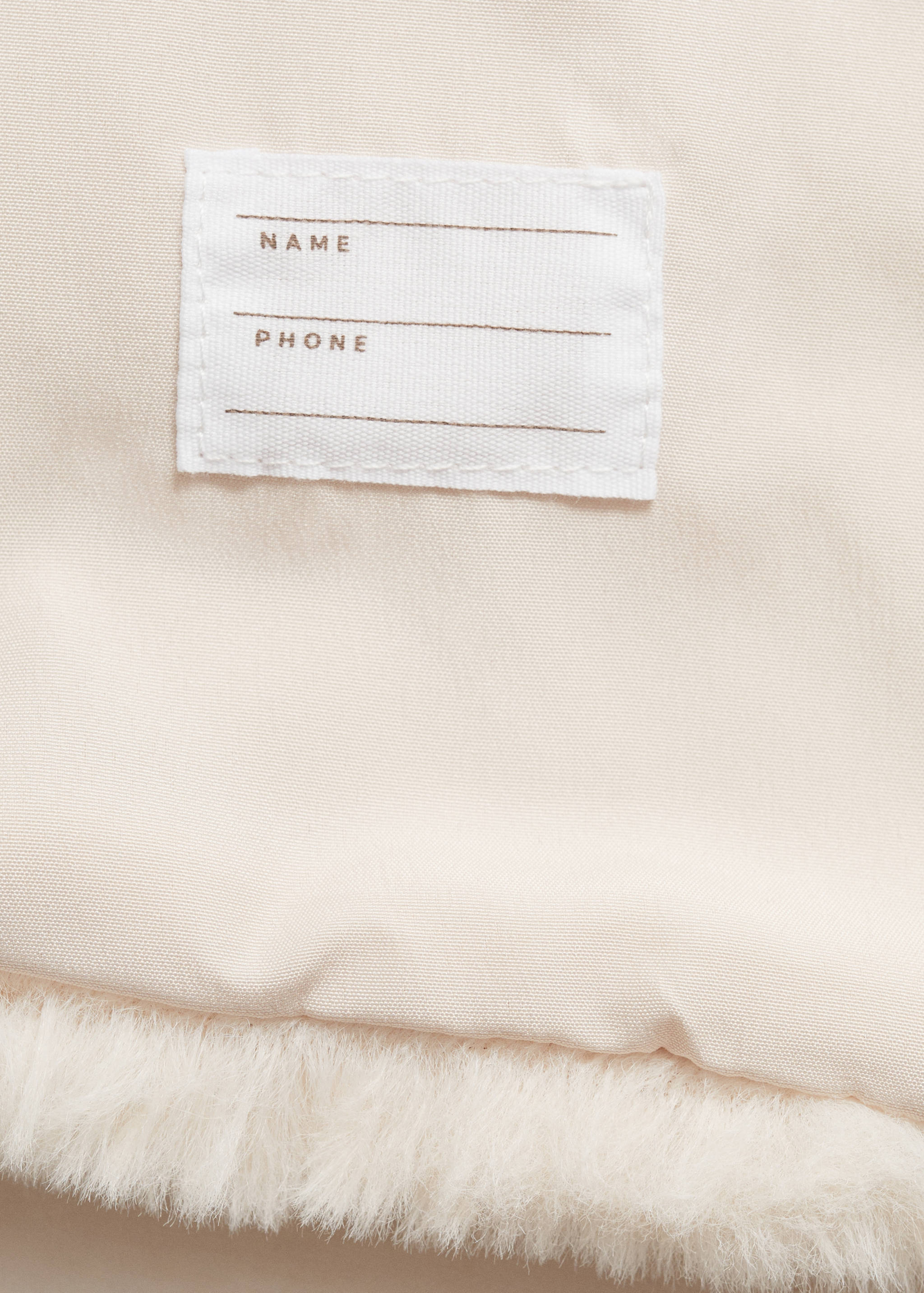 Fur-effect gilet with pockets - Details of the article 0