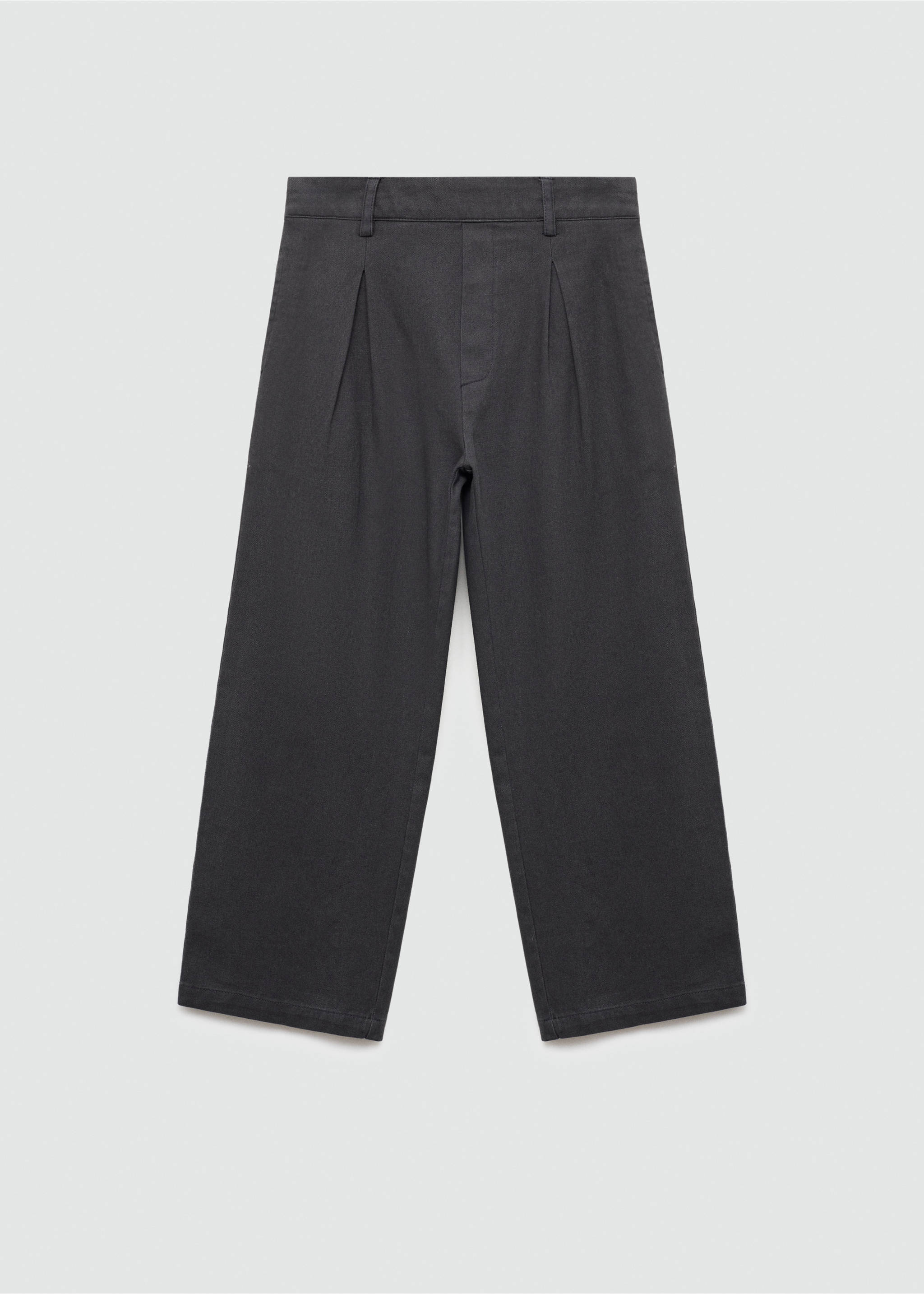 Byxor med veckdetaljer - Artikel utan modell, Kol. Ref: 77084764-00.