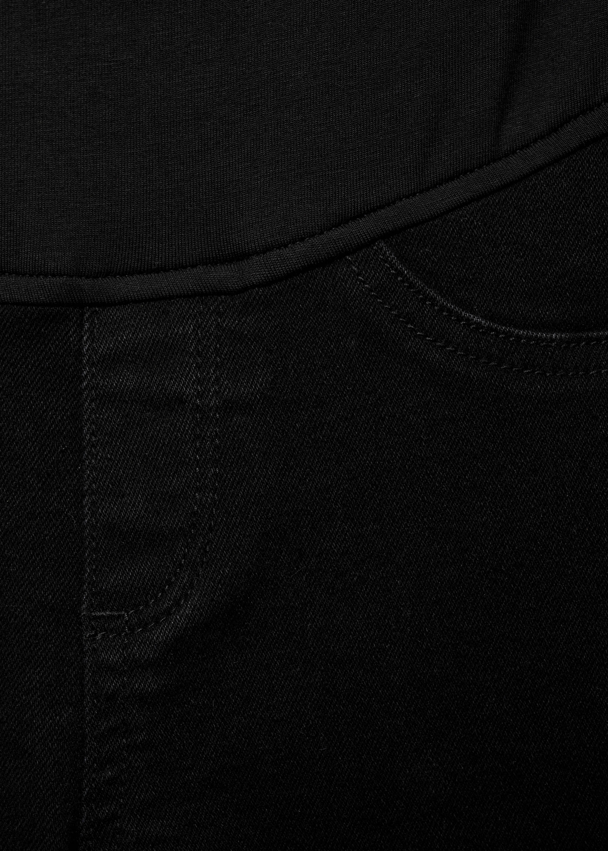 Maternity flared cropped jeans - Details of the article 8