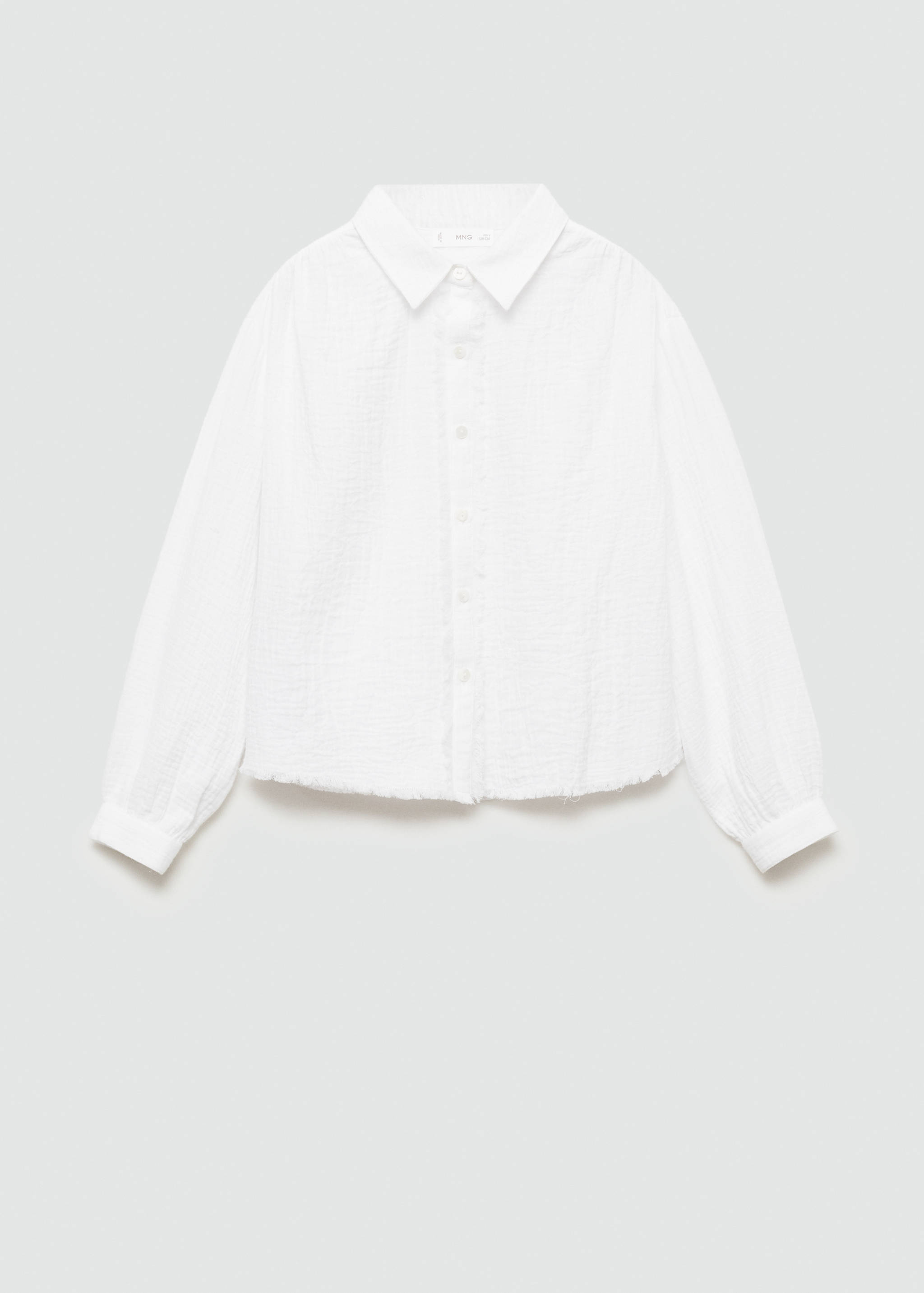 Košile z bavlněného kepru - Zboží bez modelu