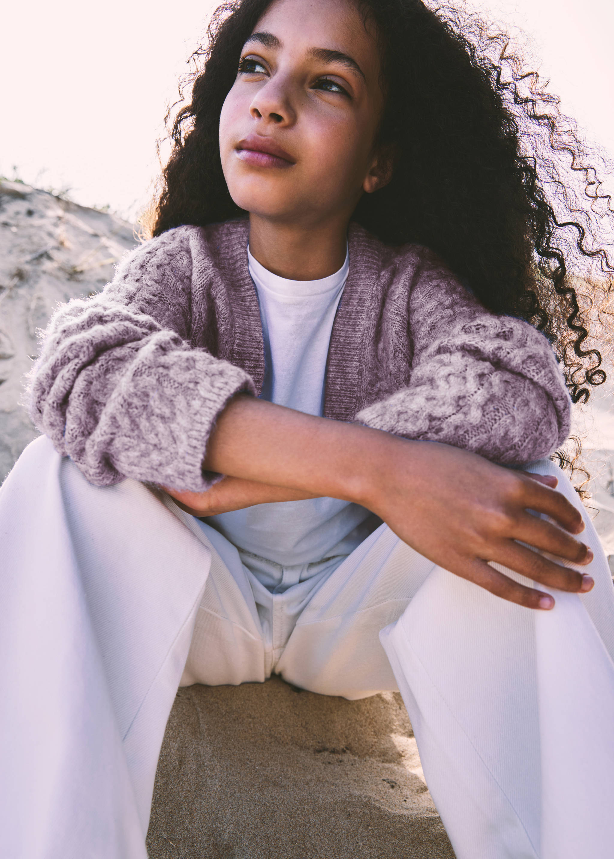 Cardigan mit Zopfmuster - Detail des Artikels 5