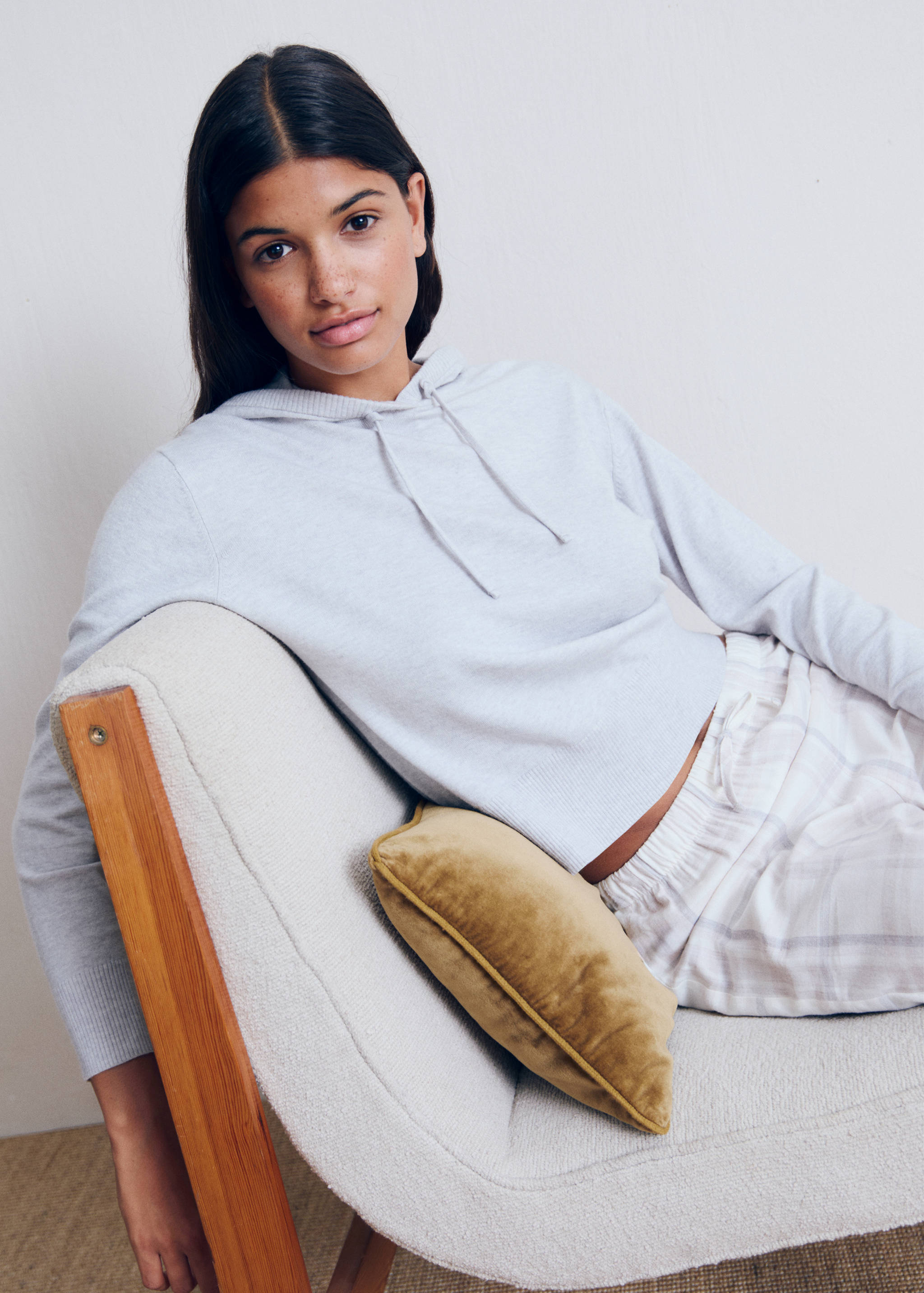 Strickpullover mit Kapuze - Detail des Artikels 6