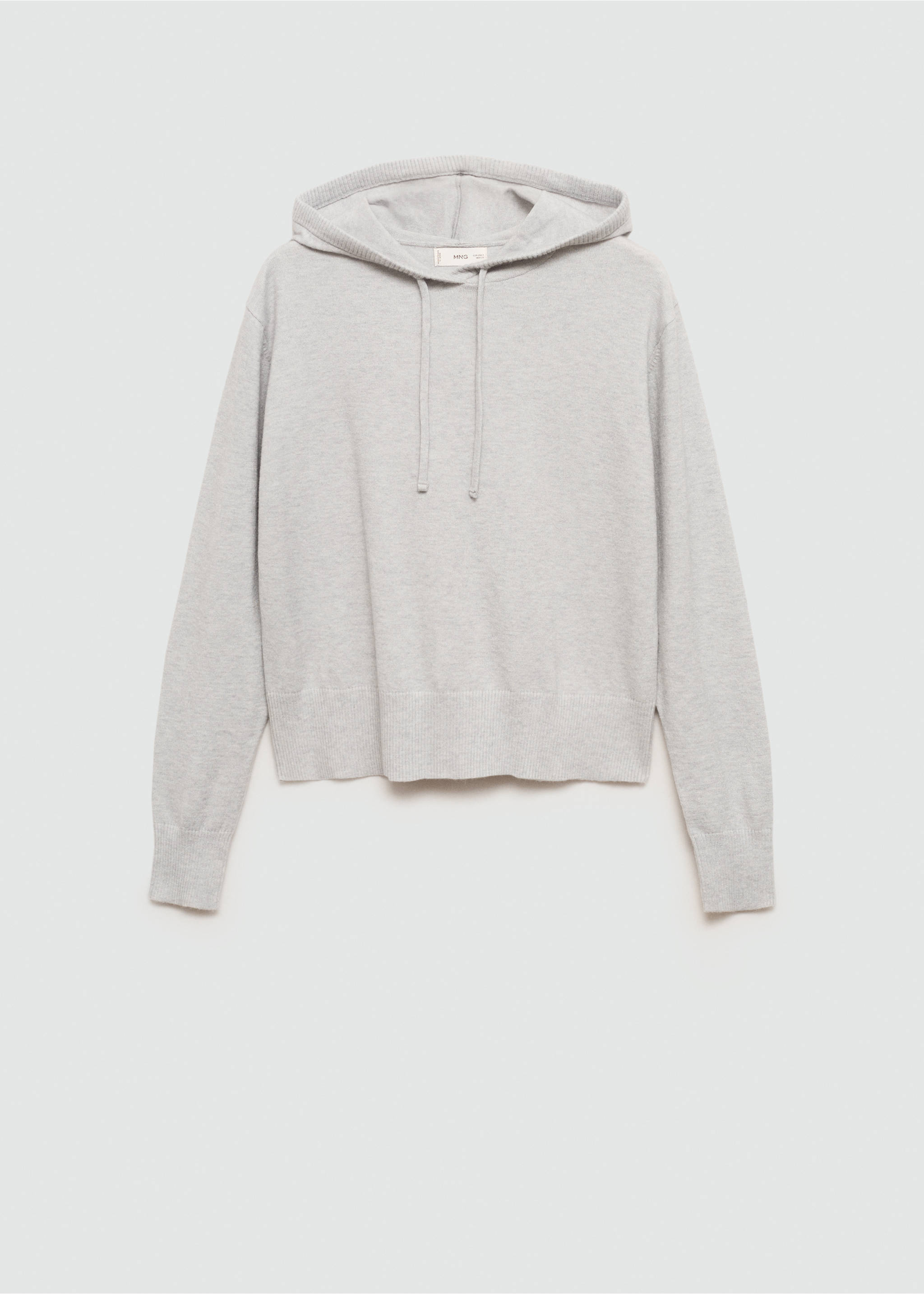 Strickpullover mit Kapuze - Artikel ohne Model, Grau. Ref: 77084785-00.