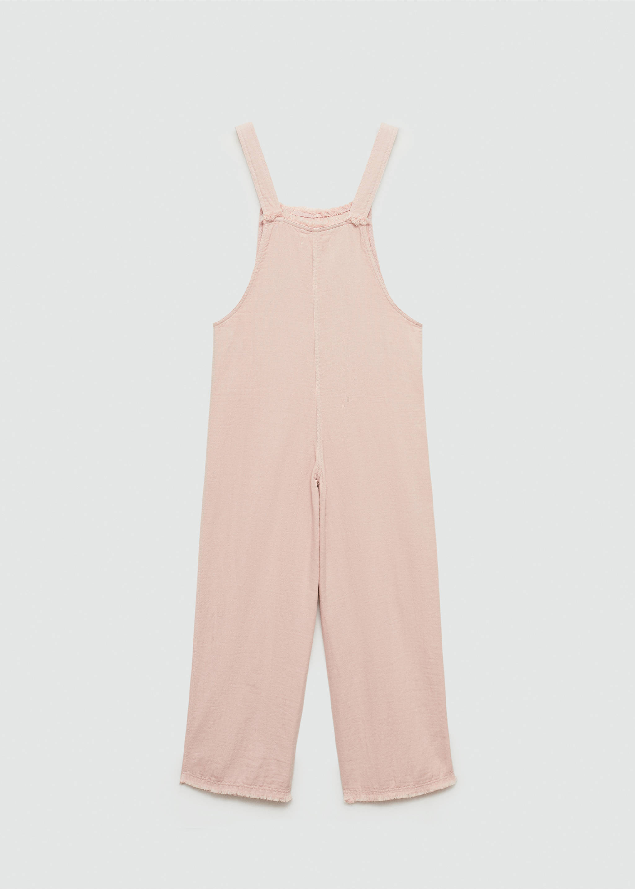 Lange Latzhose mit Taschen - Rückseite des Artikels, Rosa. Ref: 77084788-00.