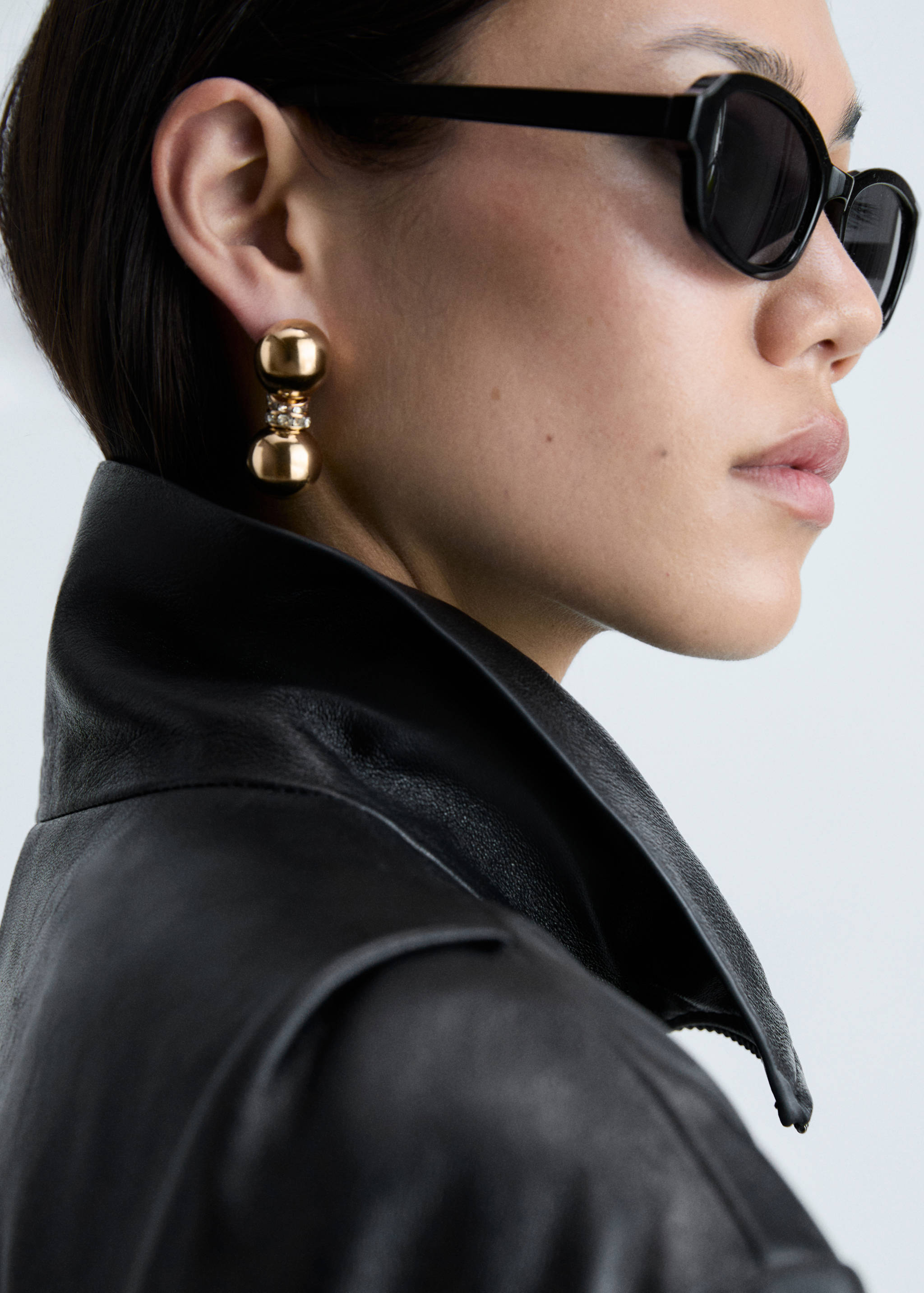 Kombinierte Kristall-Ohrringe - Allgemeine Ansicht