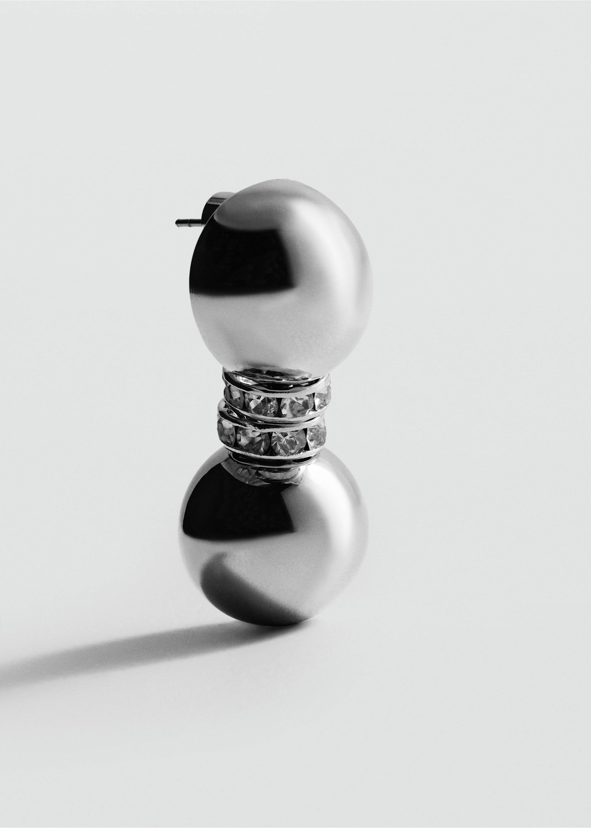 Orecchini combinati cristalli - Piano medio, Argento. Ref: 77084789-00.