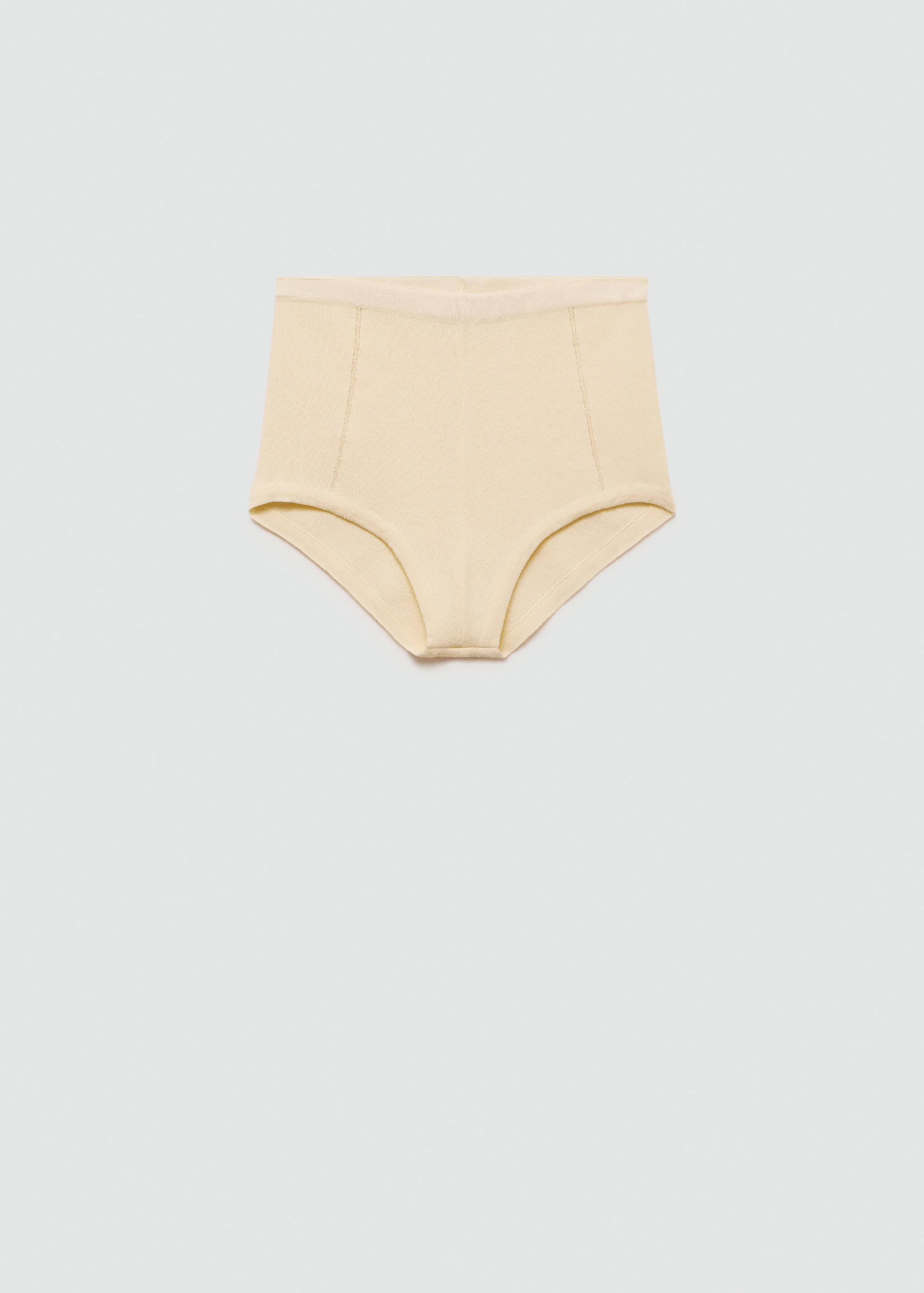 Knitted panties with decorative stitching - Article without model