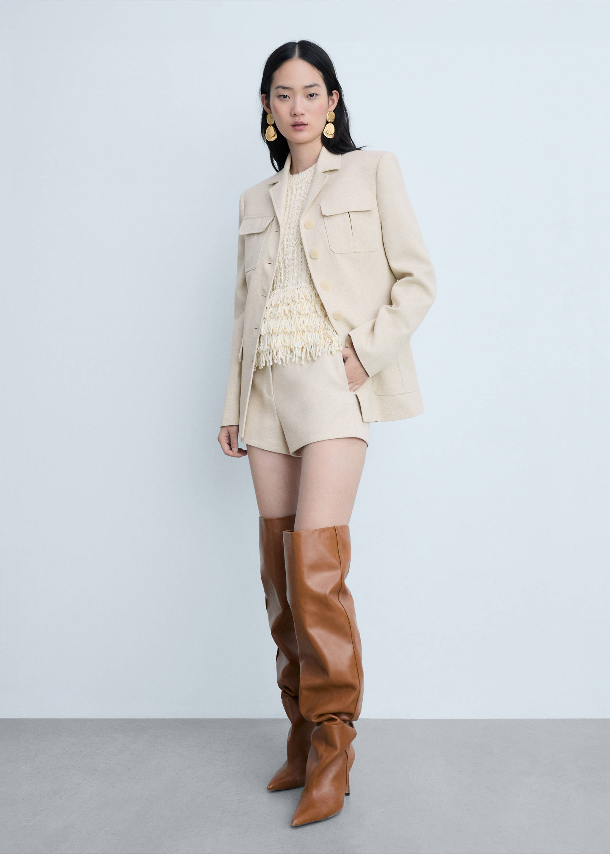 Cross stitch structure - General plane, Beige. Ref: 77084794-00.