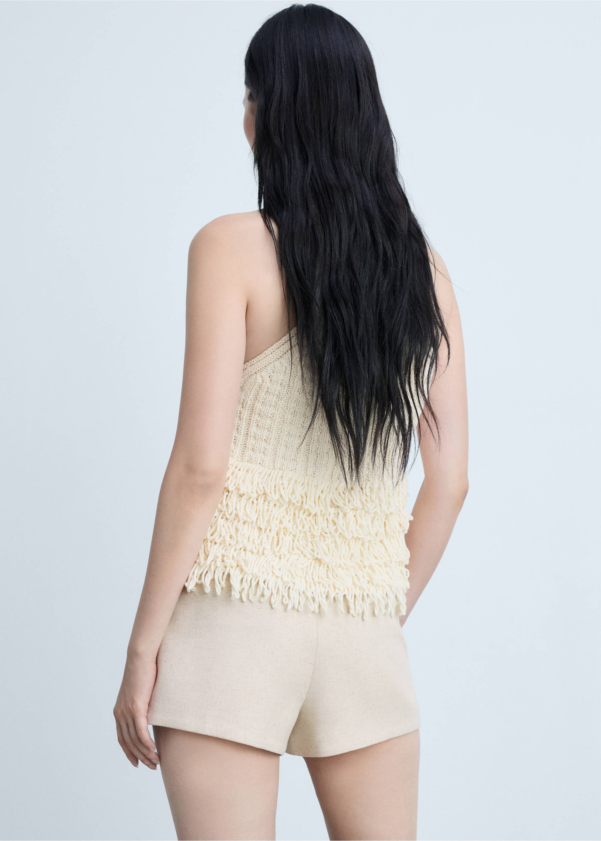 Cross stitch structure - Reverse of the article, Beige. Ref: 77084794-00.