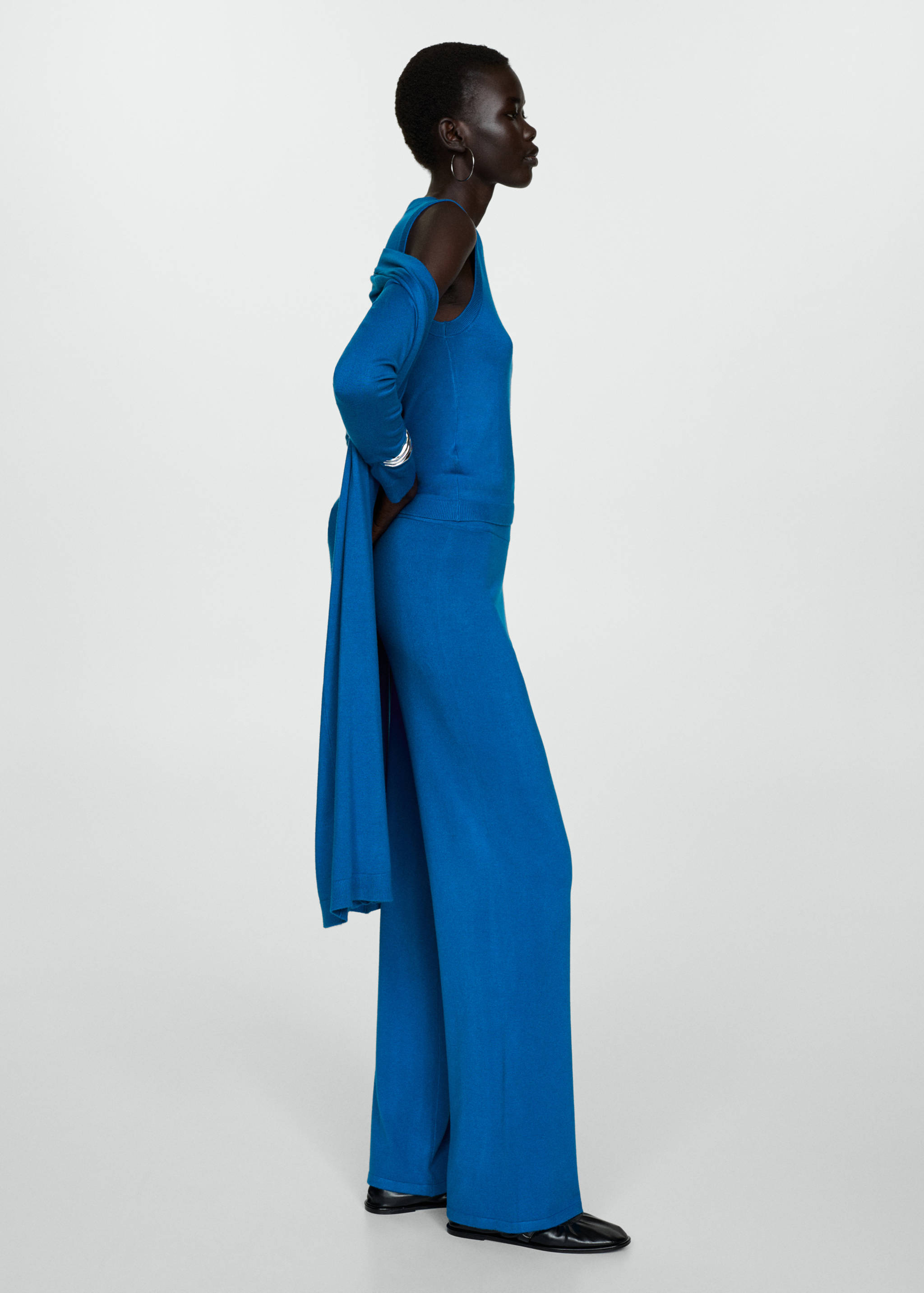 Knitted wide leg pants - General plane