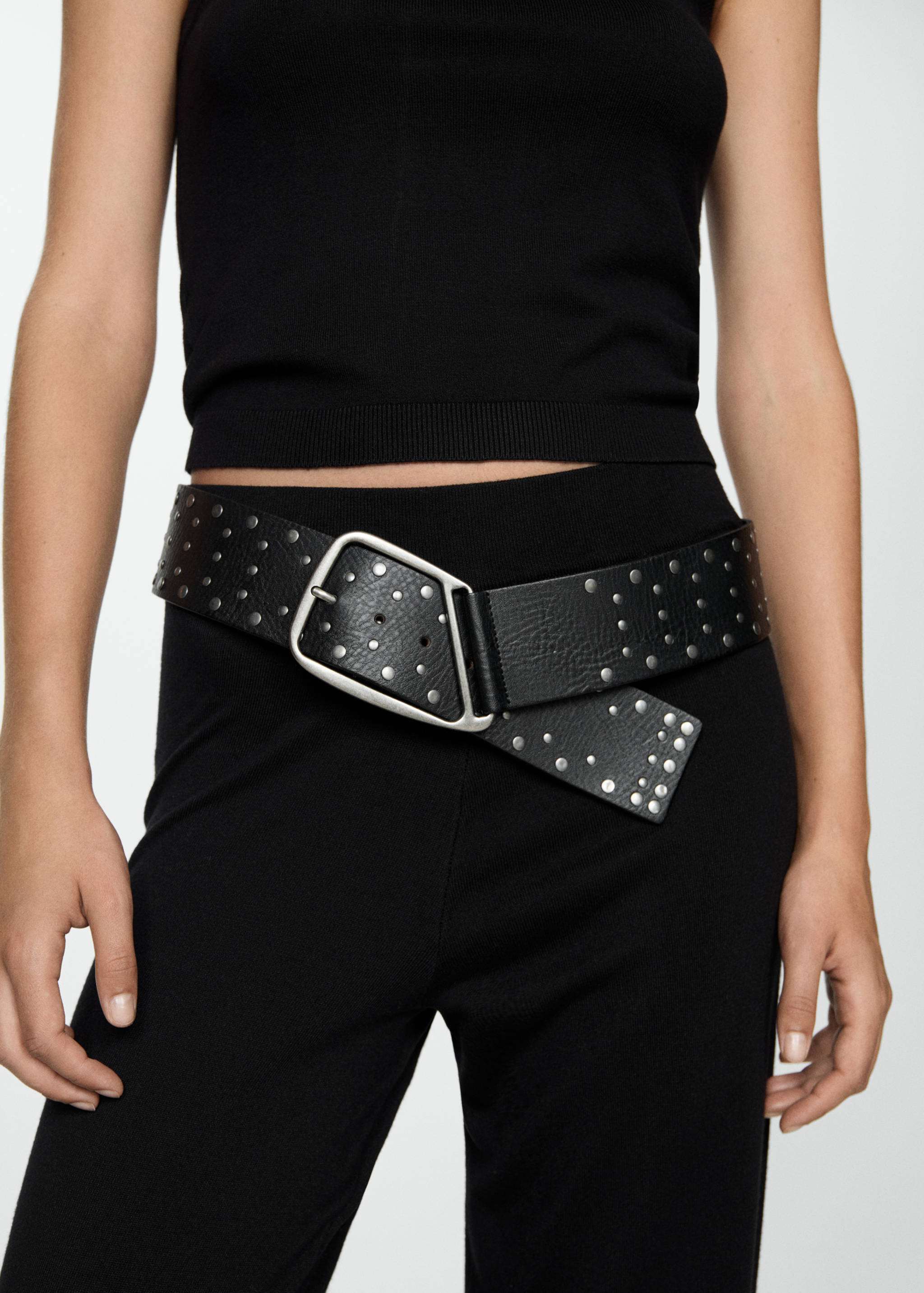 Gebreide wideleg broek - Detail van het artikel 6