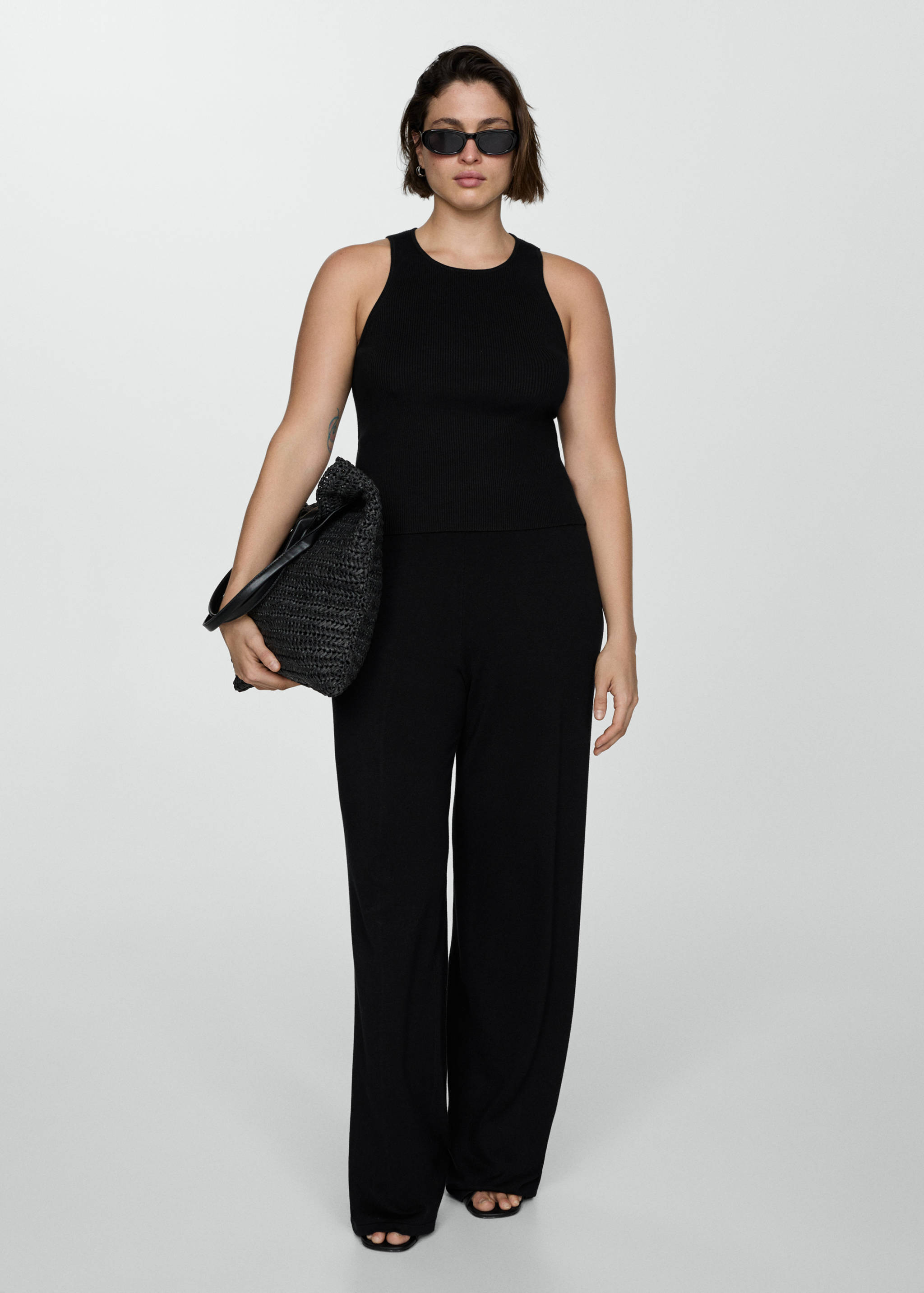 Gebreide wideleg broek - Detail van het artikel 3