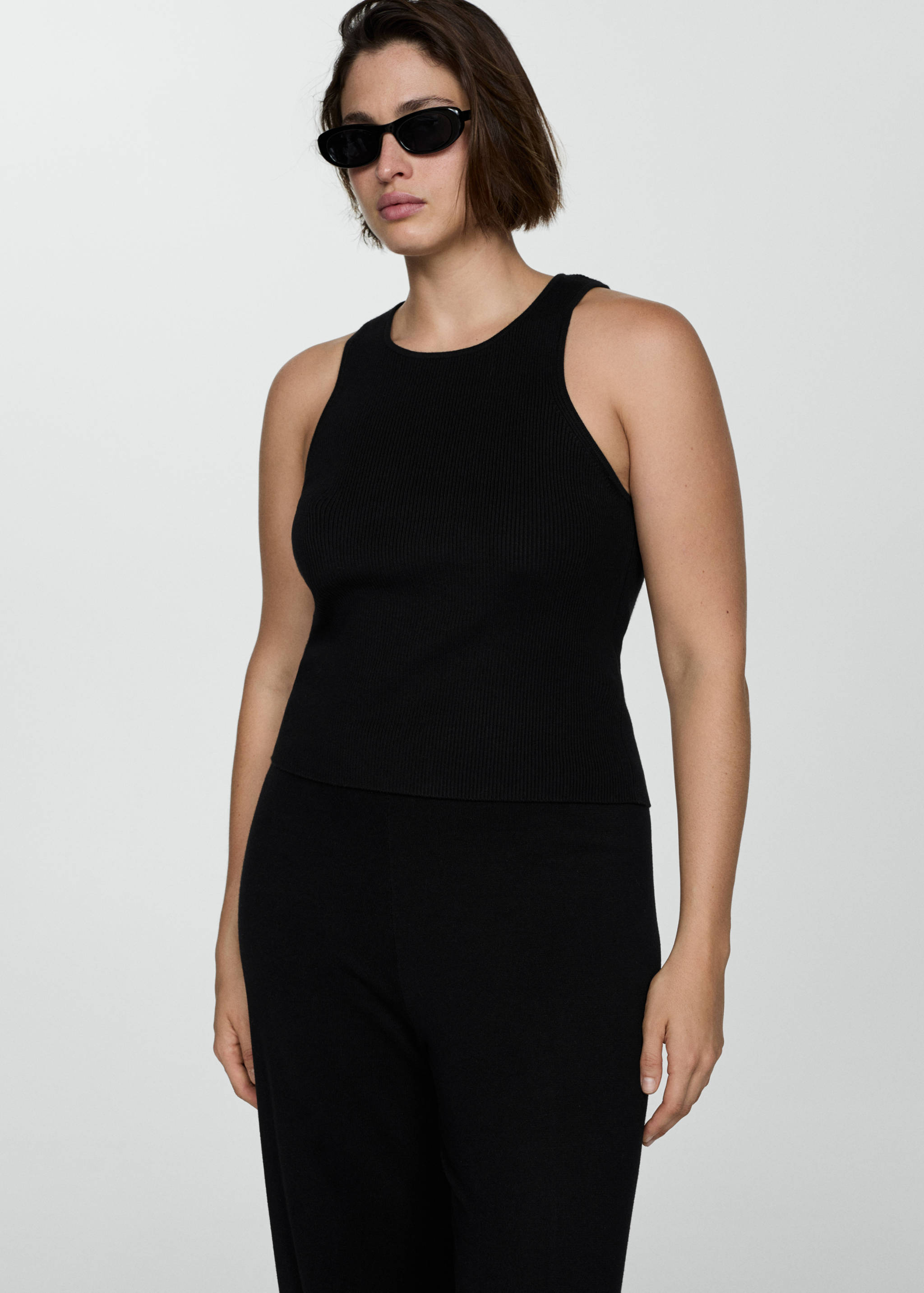 Gebreide wideleg broek - Detail van het artikel 5