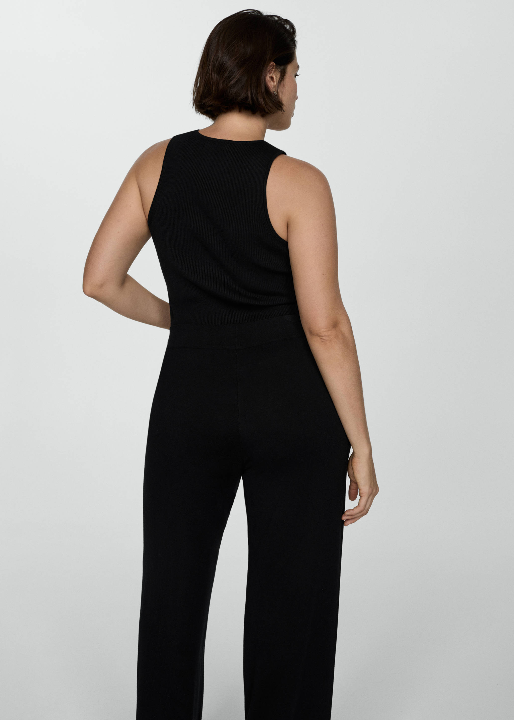 Gebreide wideleg broek - Detail van het artikel 4