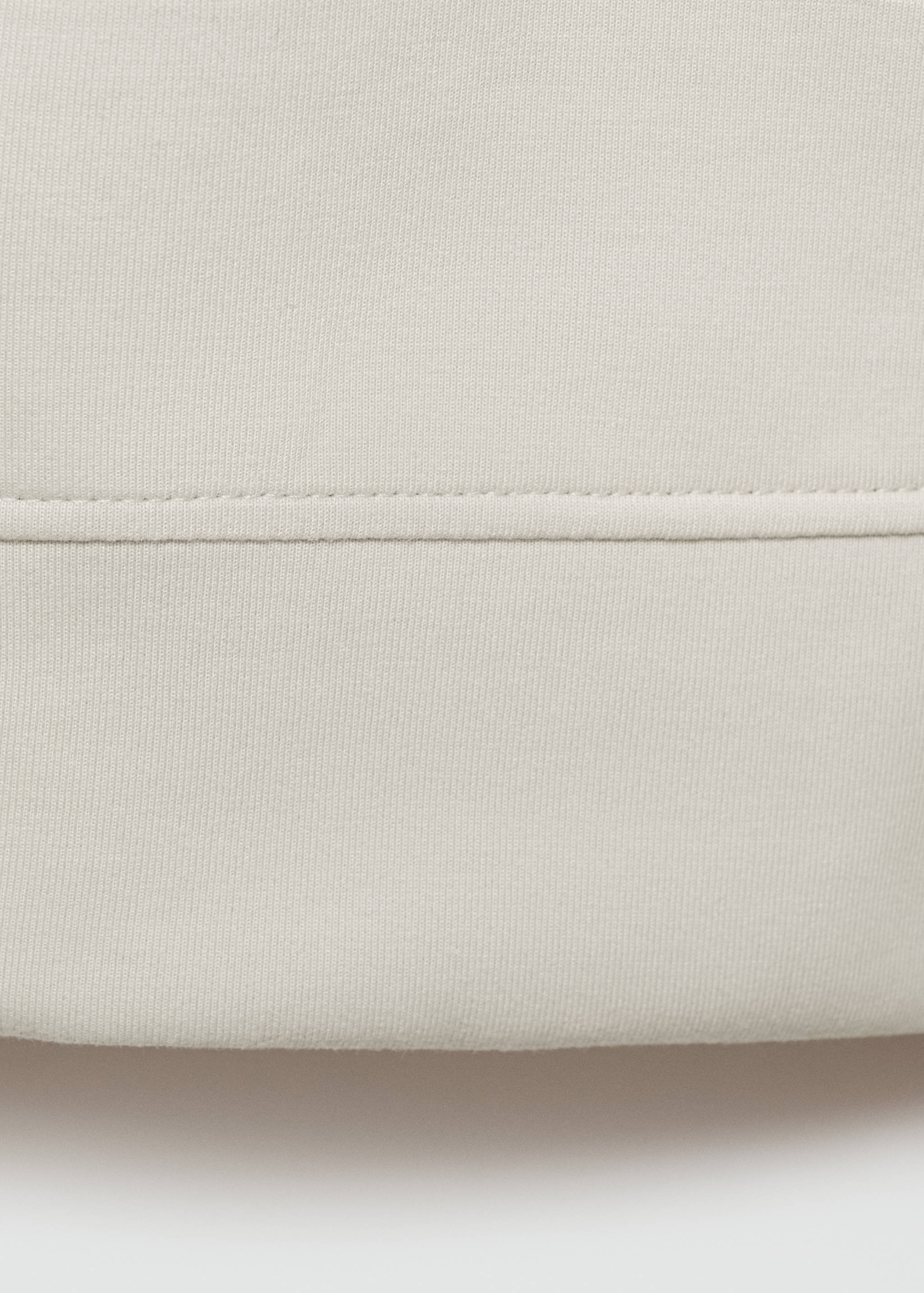 Regular fit sweatshirt-fabric polo shirt - Details of the article 0