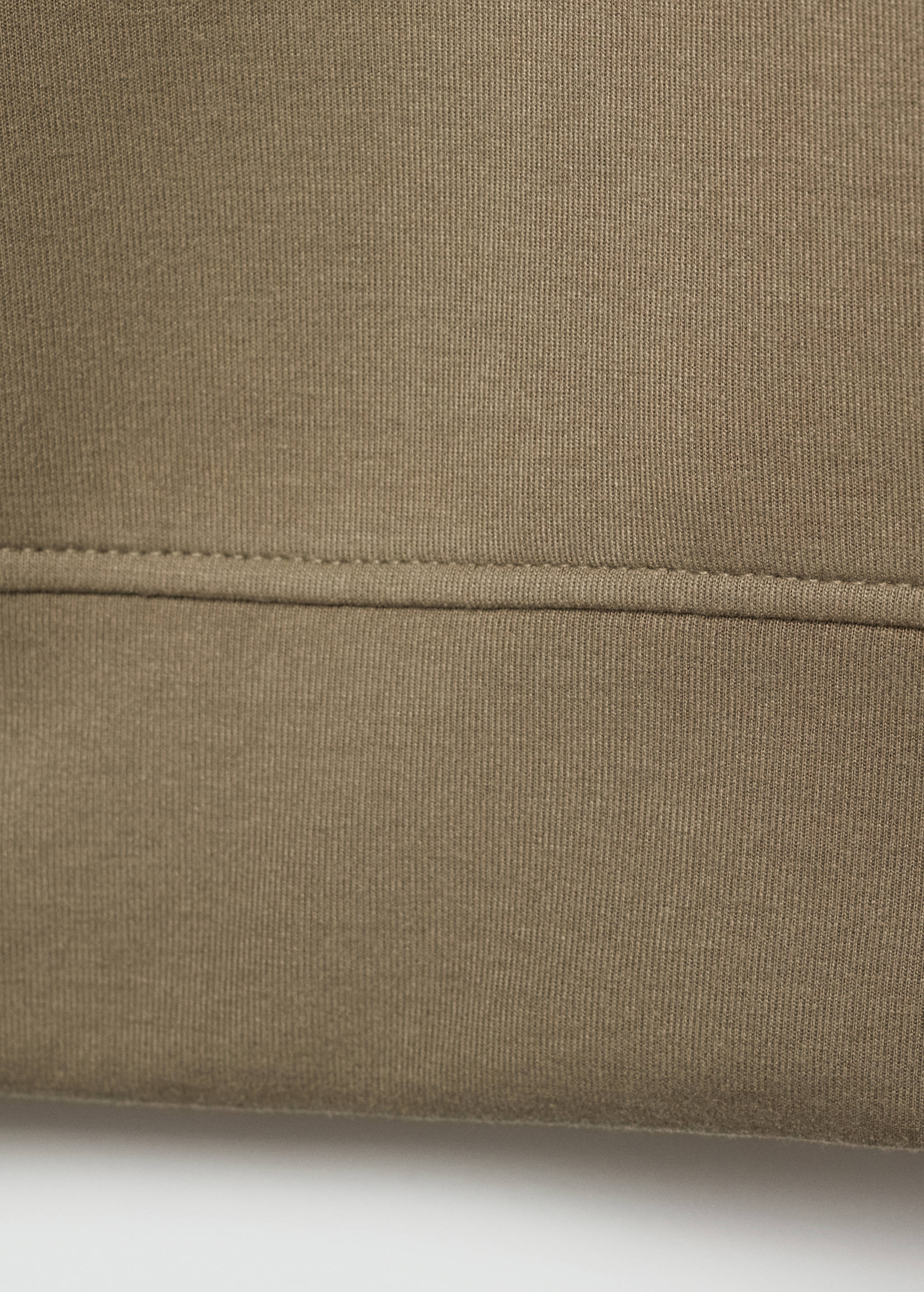 Regular fit sweatshirt-fabric polo shirt - Details of the article 0